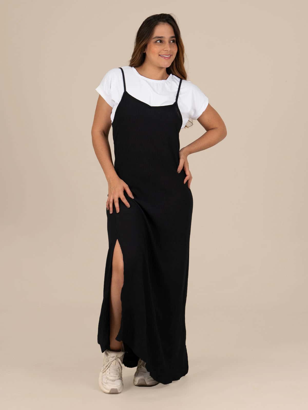 Vestido jenny tokio negro - miniatura 2