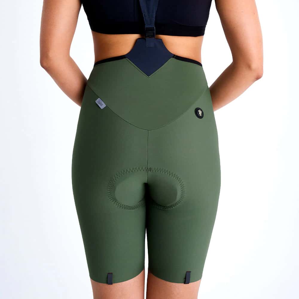 PANTALONETA CICLISMO  TOSCANA 2.0 VENTI OLIVA PARA MUJER - miniatura 3