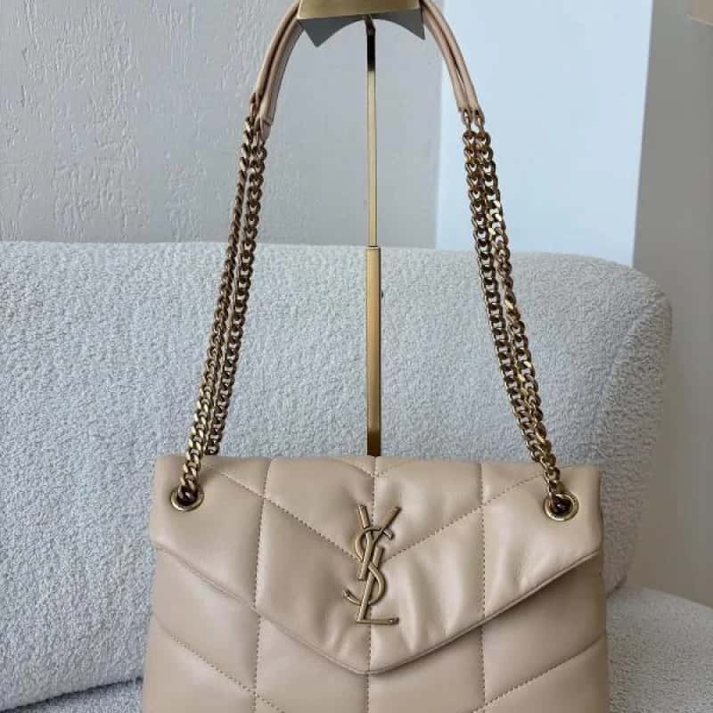 BOLSO YSL BLANCO CADENA - miniatura 3