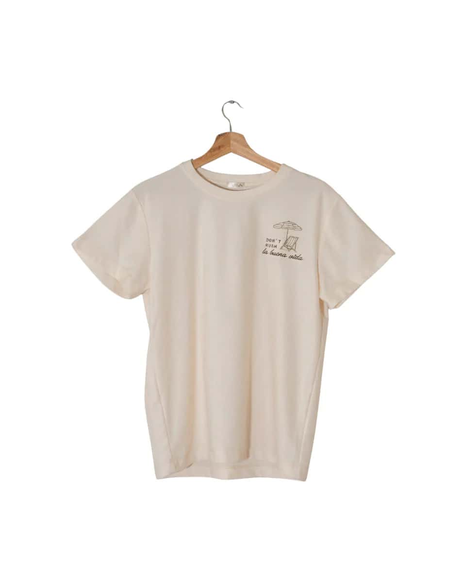 T-SHIRT 'DON'T RUSH LA BUENA VIDA' - miniatura 2