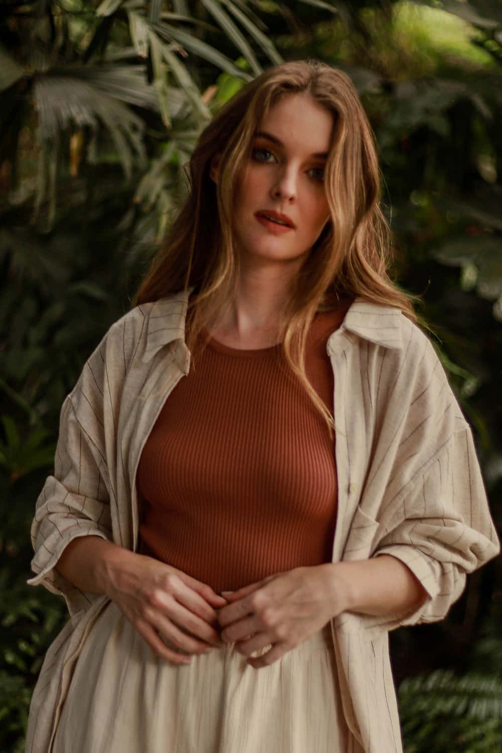 Blusa Hilo / Kay Blouse Vino Terracota