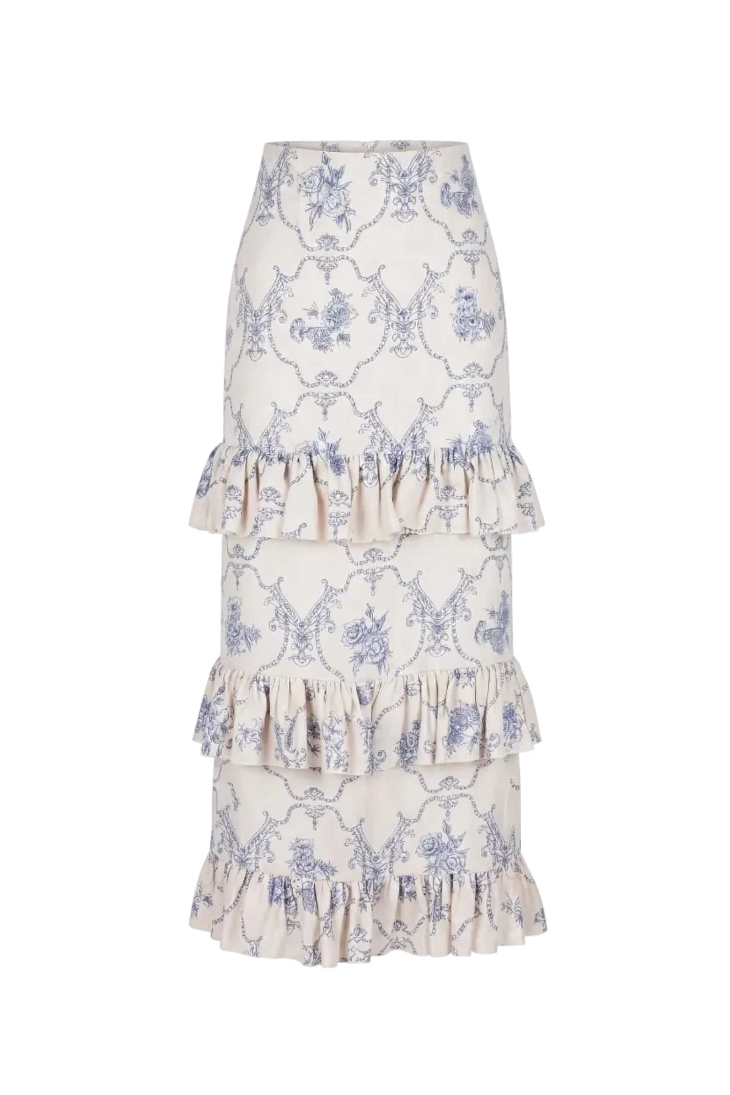 Olas de Jazmín Ankle Skirt