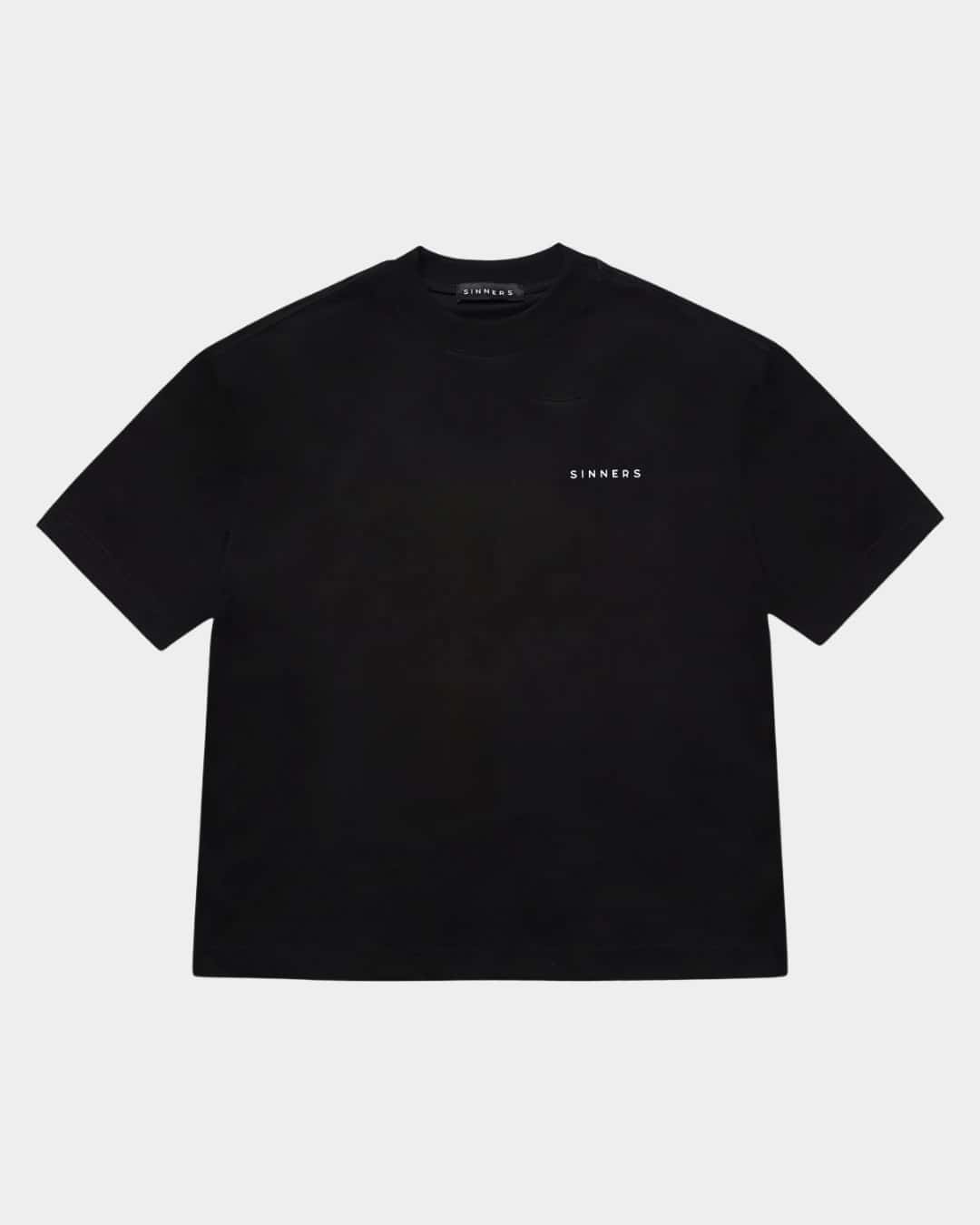 LOGO REGULAR BLACK T-SHIRT - miniatura 2