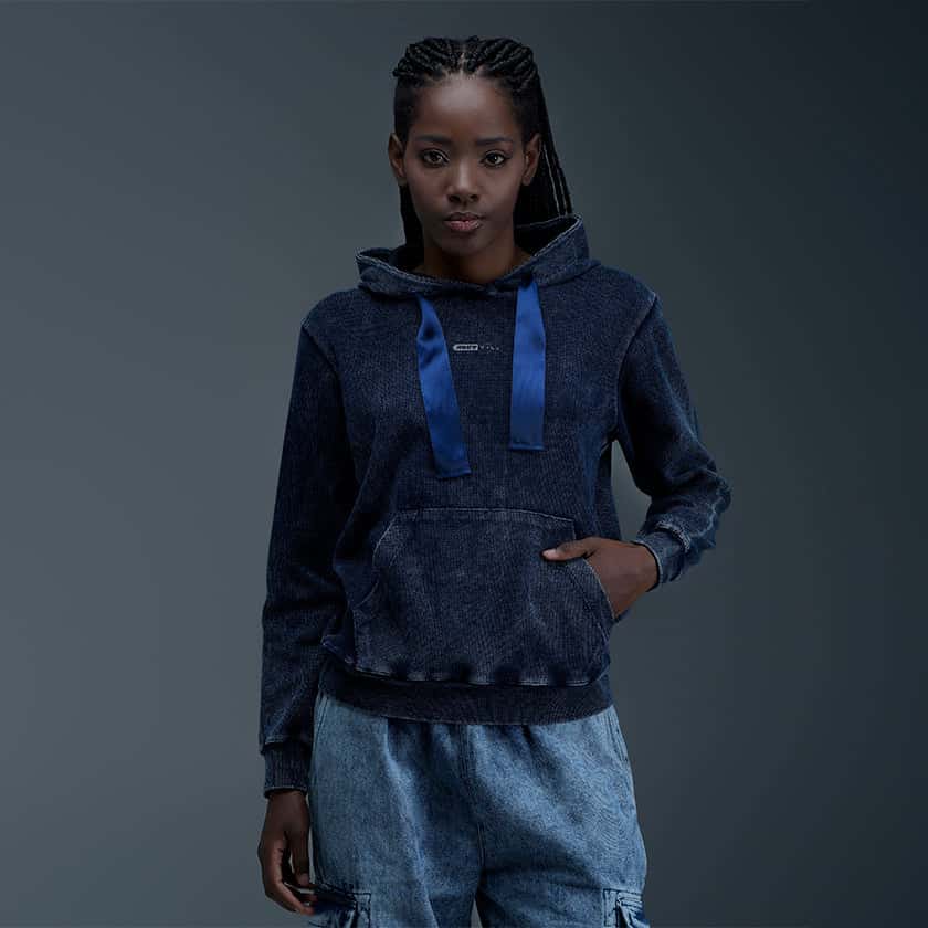 Hoodie Mujer Azul