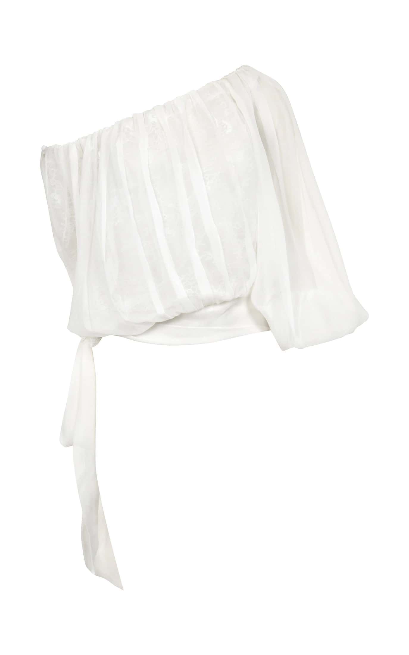 Aire White Blouse - miniatura 4
