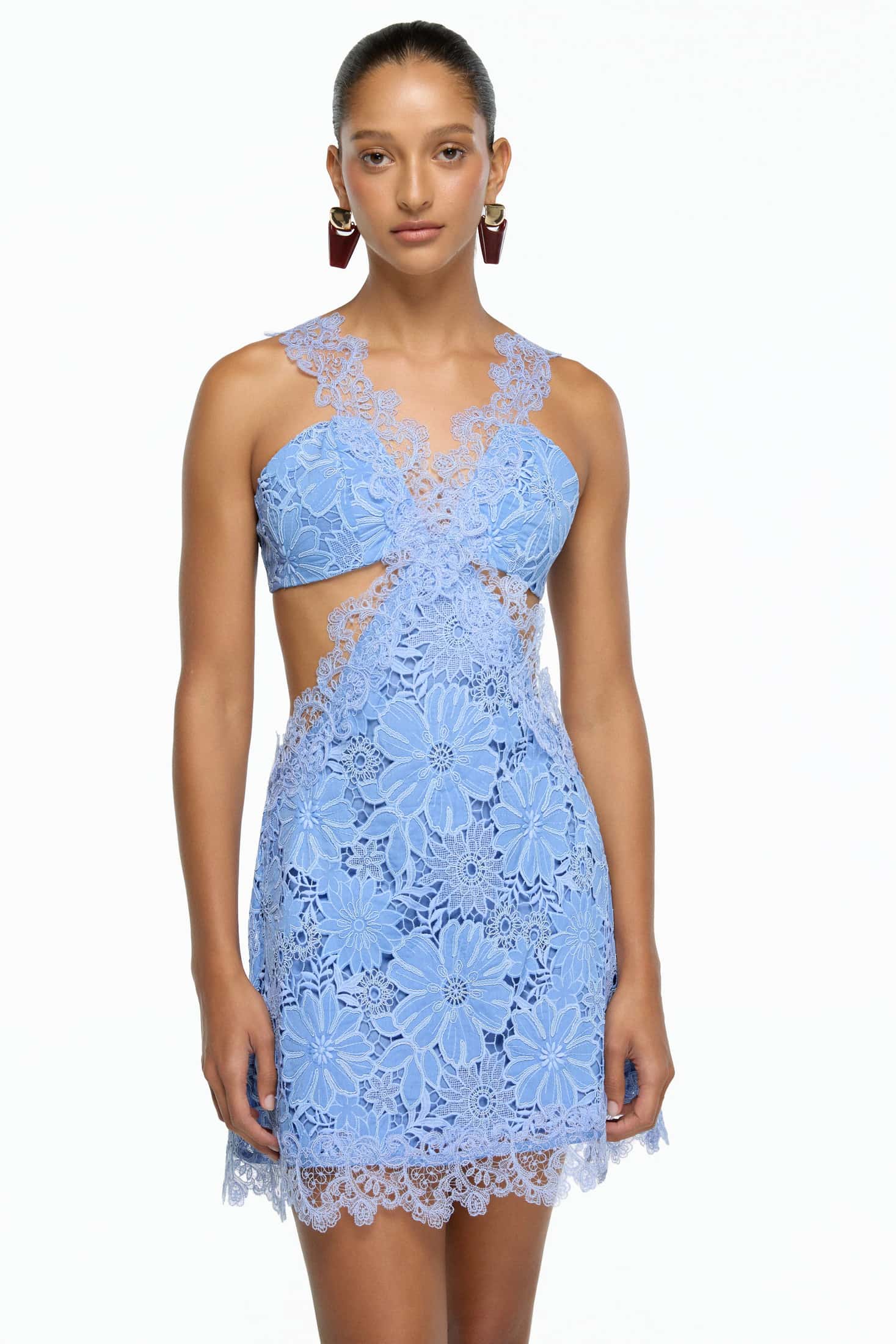 THERESE MINI DRESS BLUE
