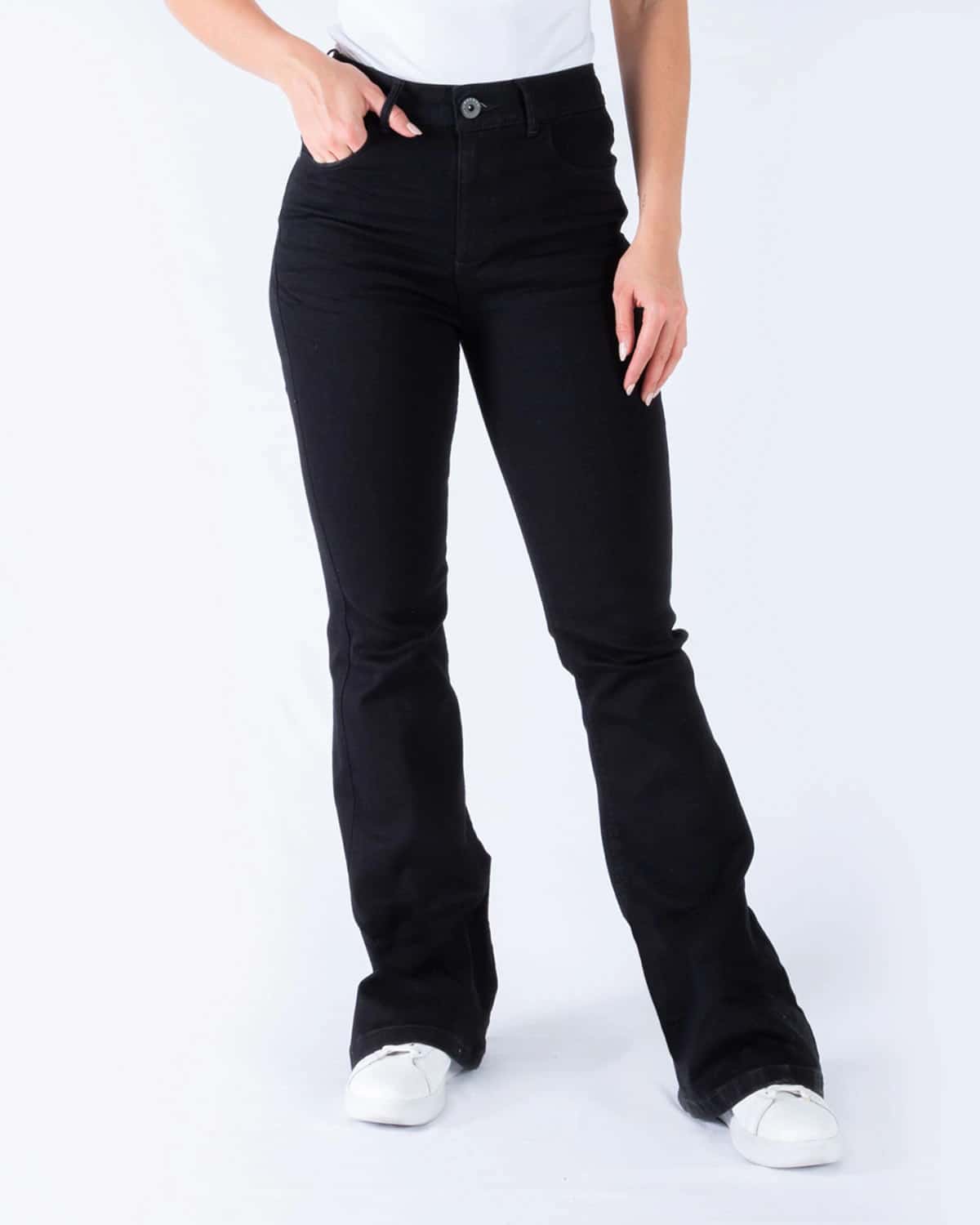 Jean negro para mujer