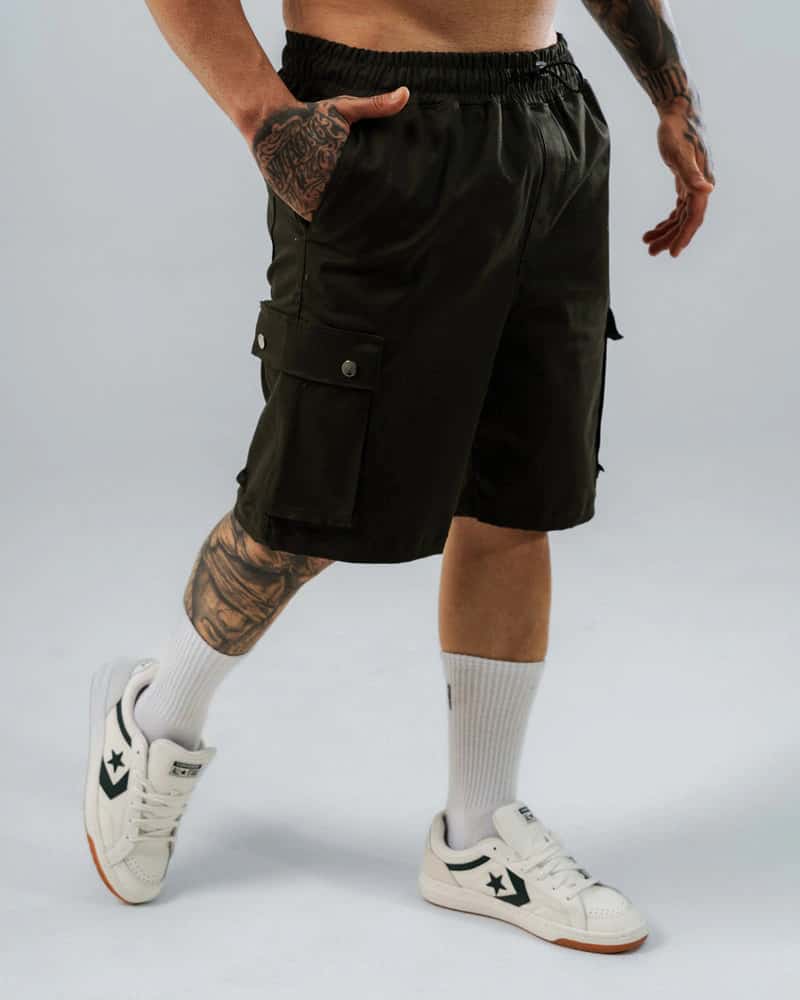 Bermuda Regular Verde Militar Street Style
