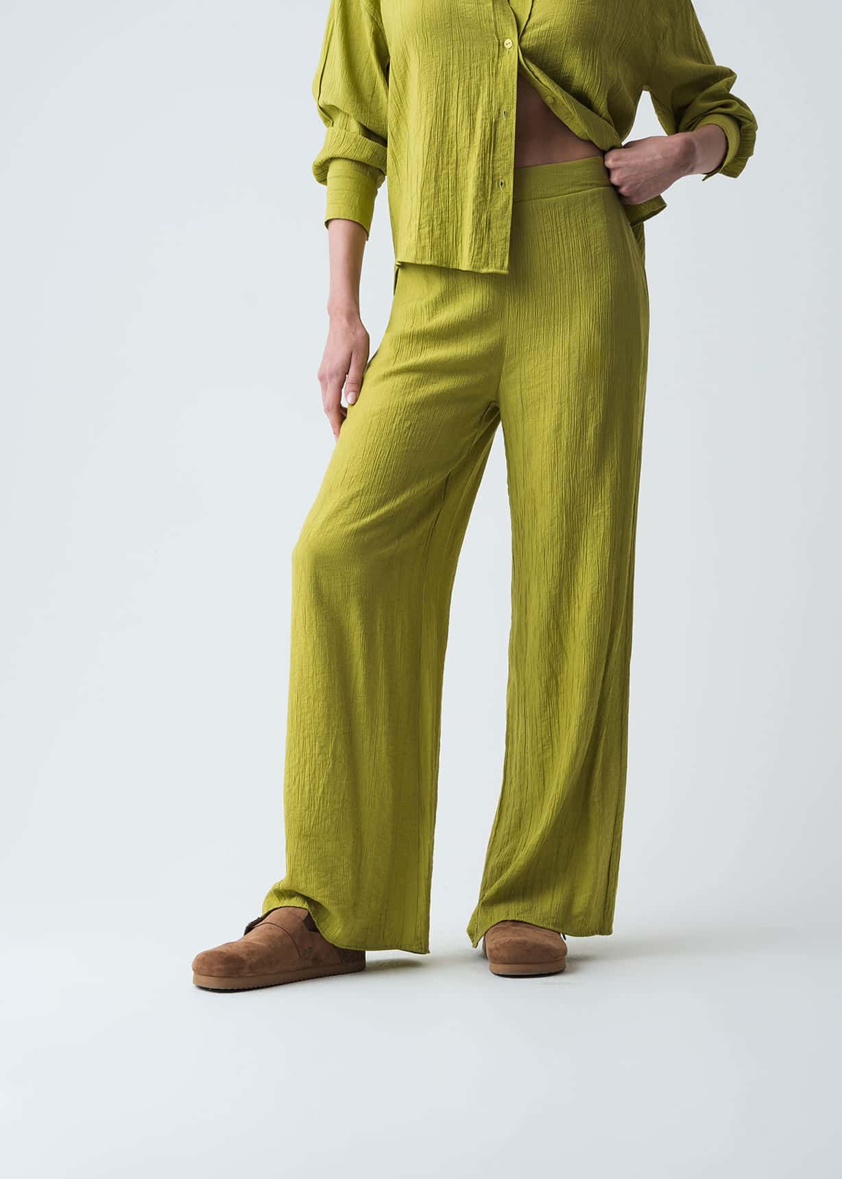 Pantalón Palazzo tiro súper alto