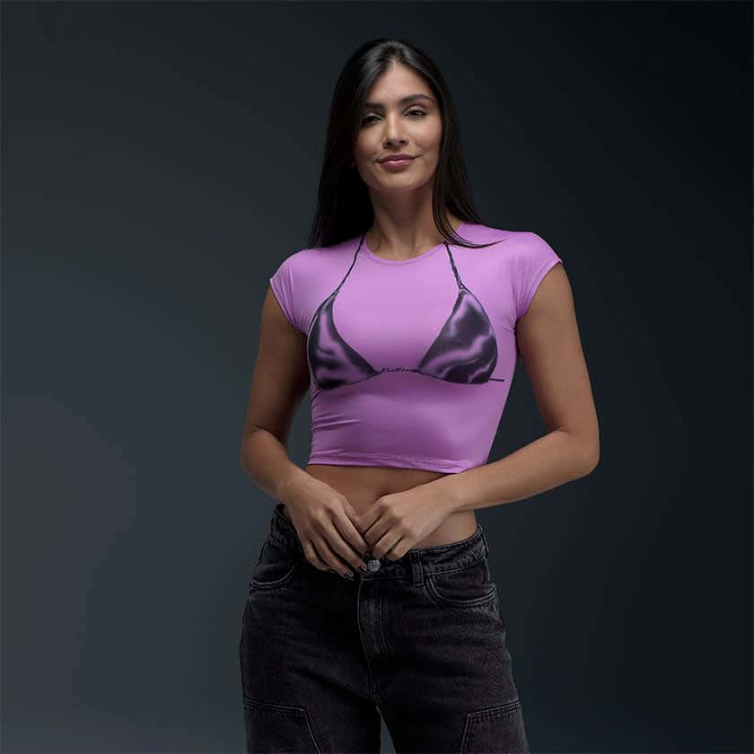 Blusa Morada Mujer