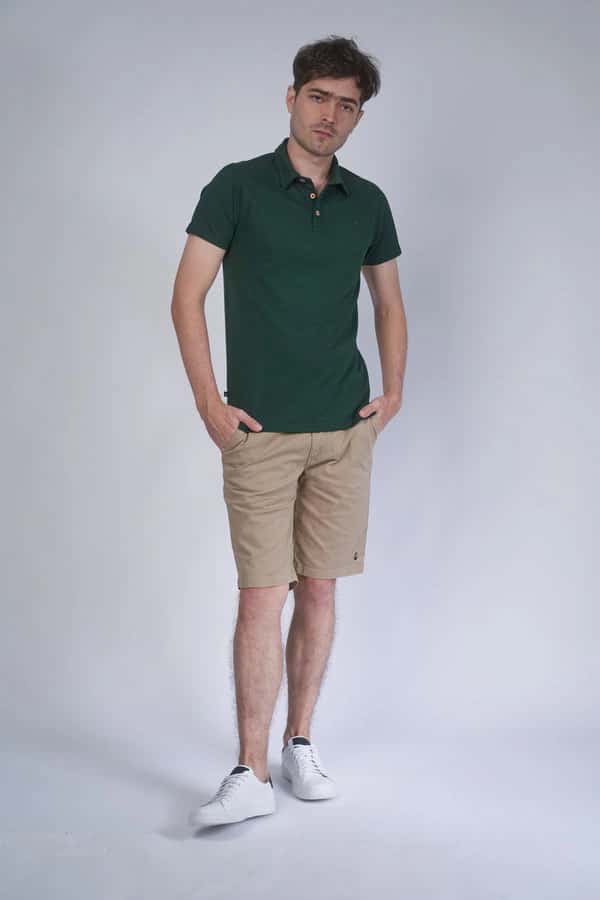 CAMISETA POLO VERDE
