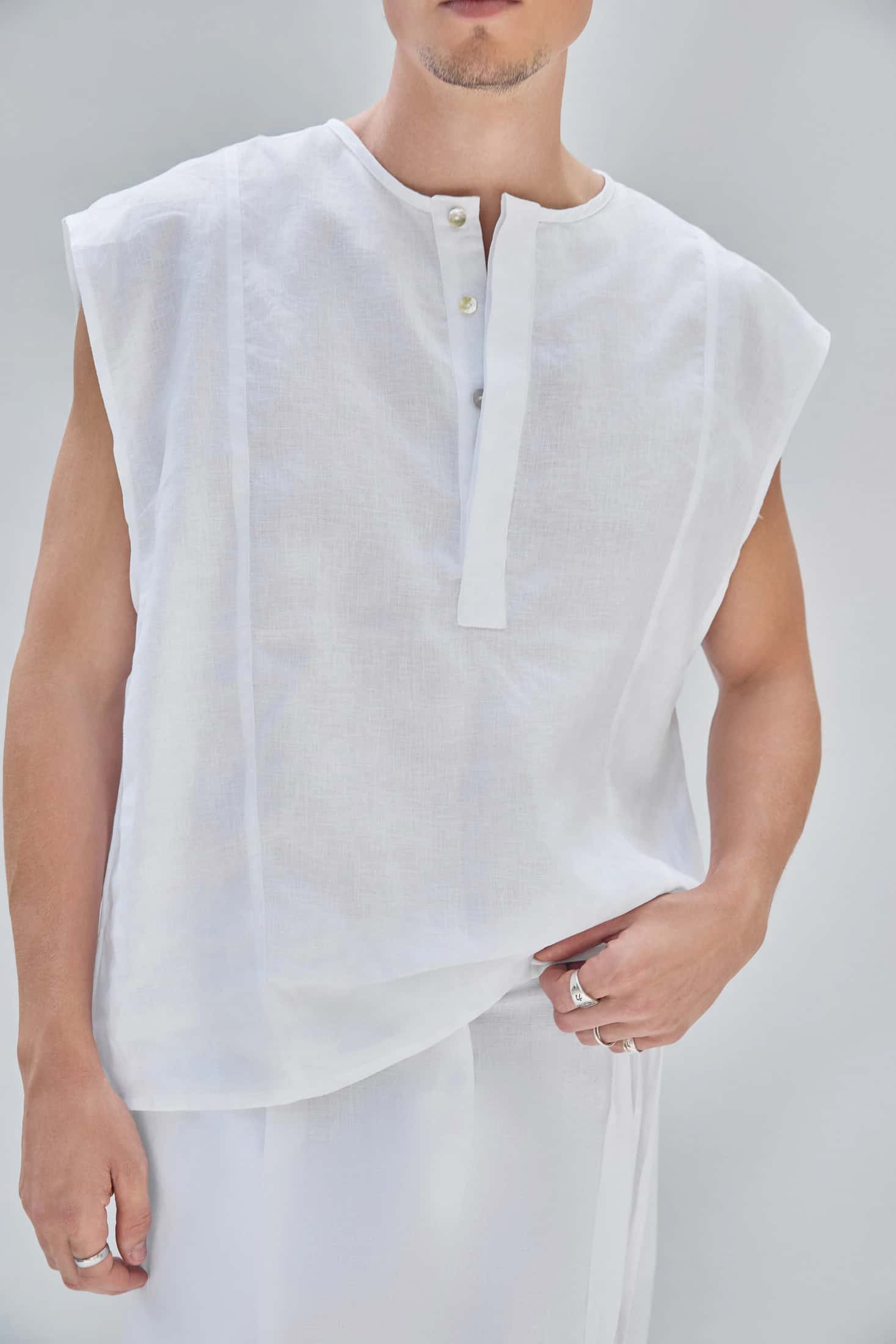JOSE TOP MEN WHITE