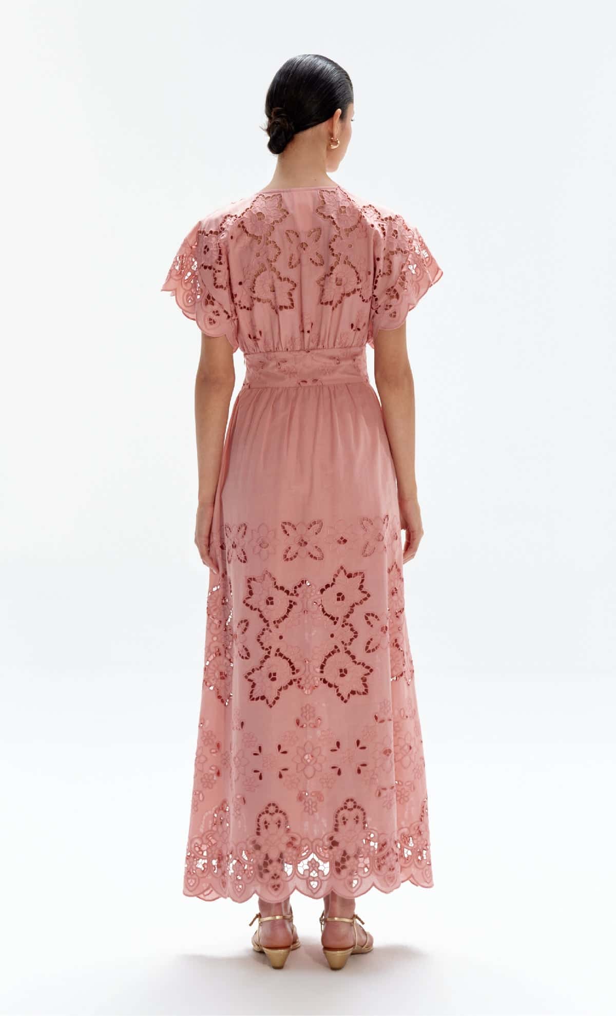 Vestido midi Juliana Coral - miniatura 2