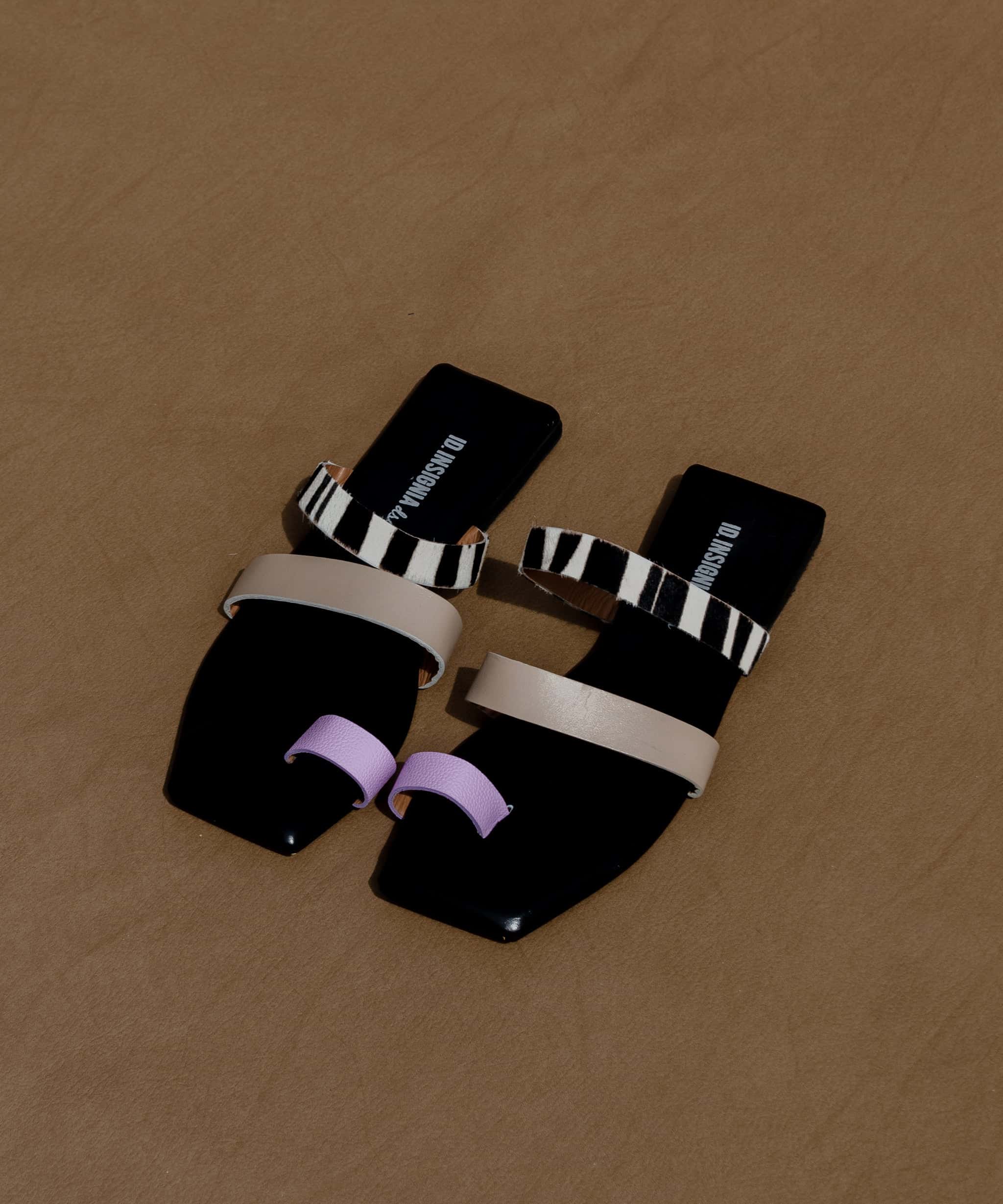 The Ocaso sandal – lila/taupe
