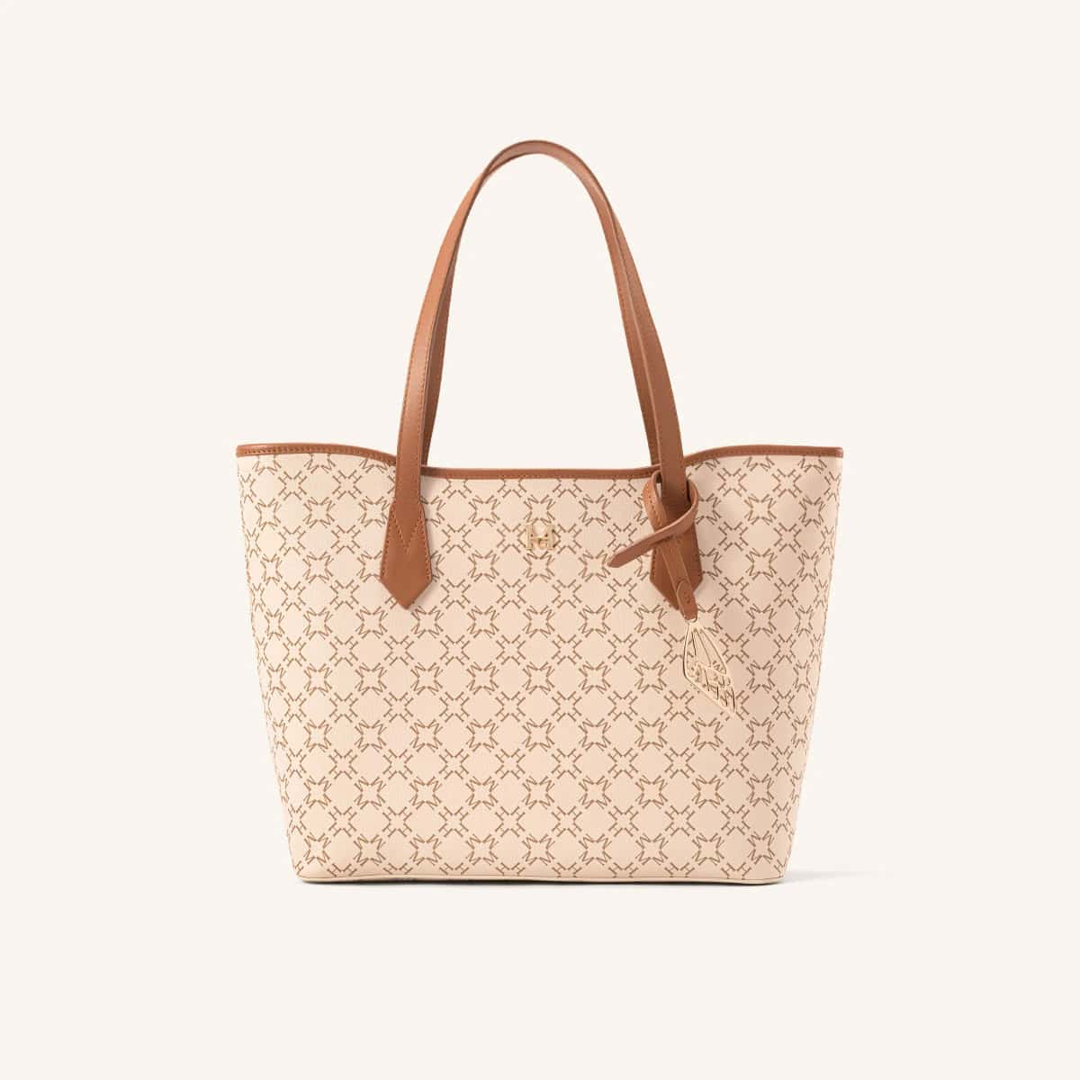 Tote Alas Mediano Beige Chai Primario Básico