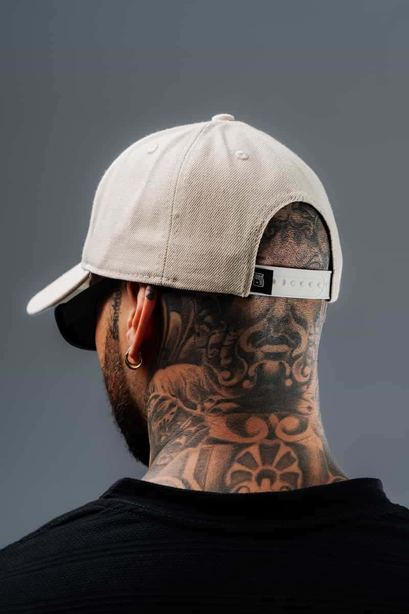 Gorra Para Hombre Crudo Con Bordado Frontal DNM - miniatura 2