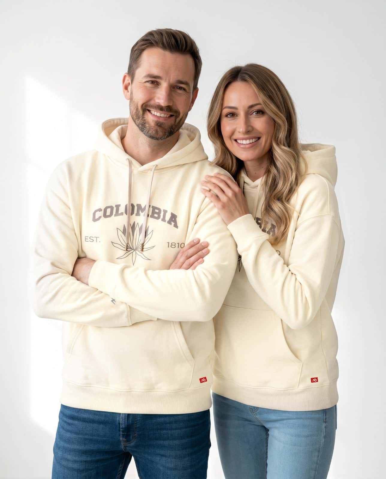 Buzo Unisex con Capota Marfil Frailejón