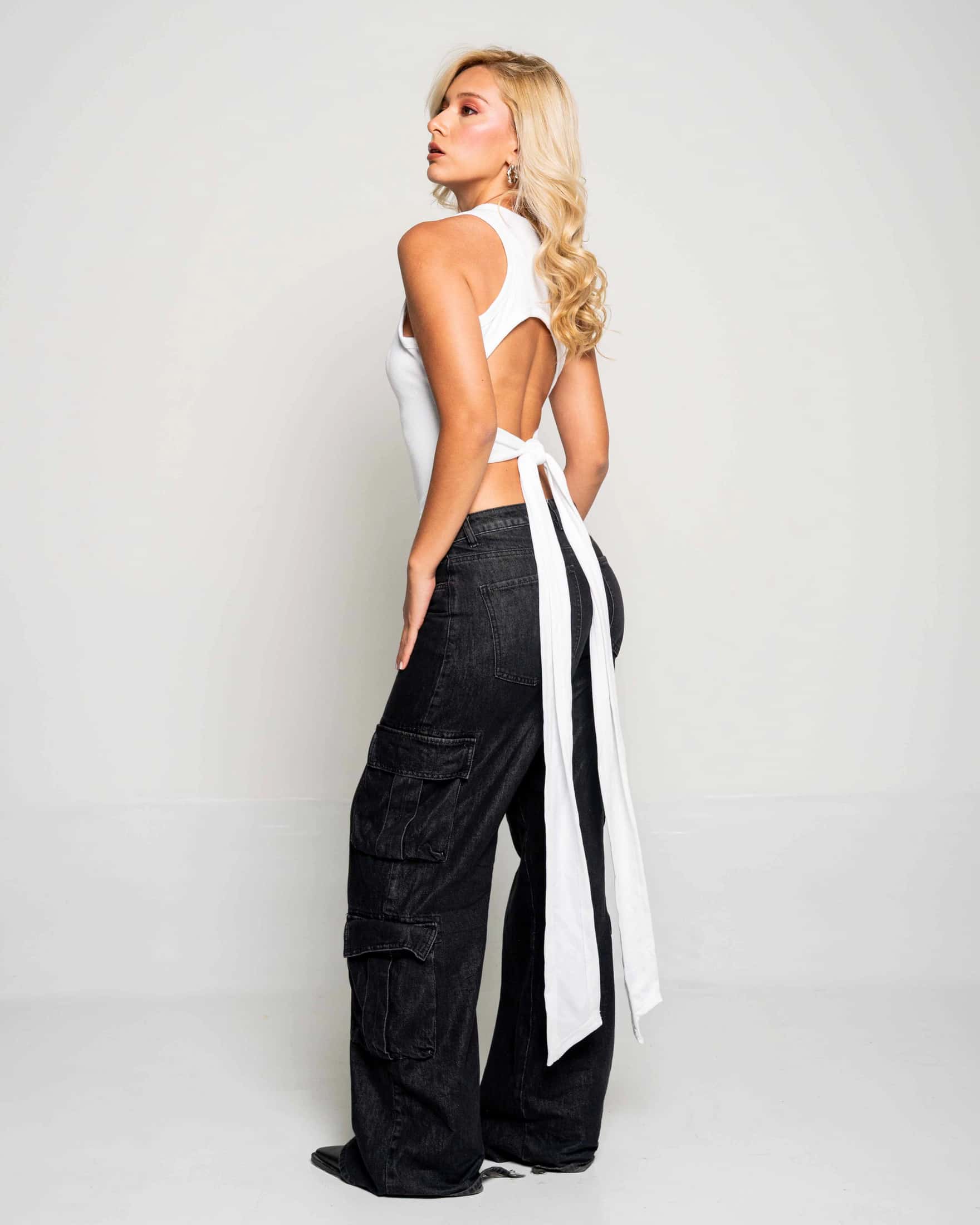 Tank Top Bow White - miniatura 4