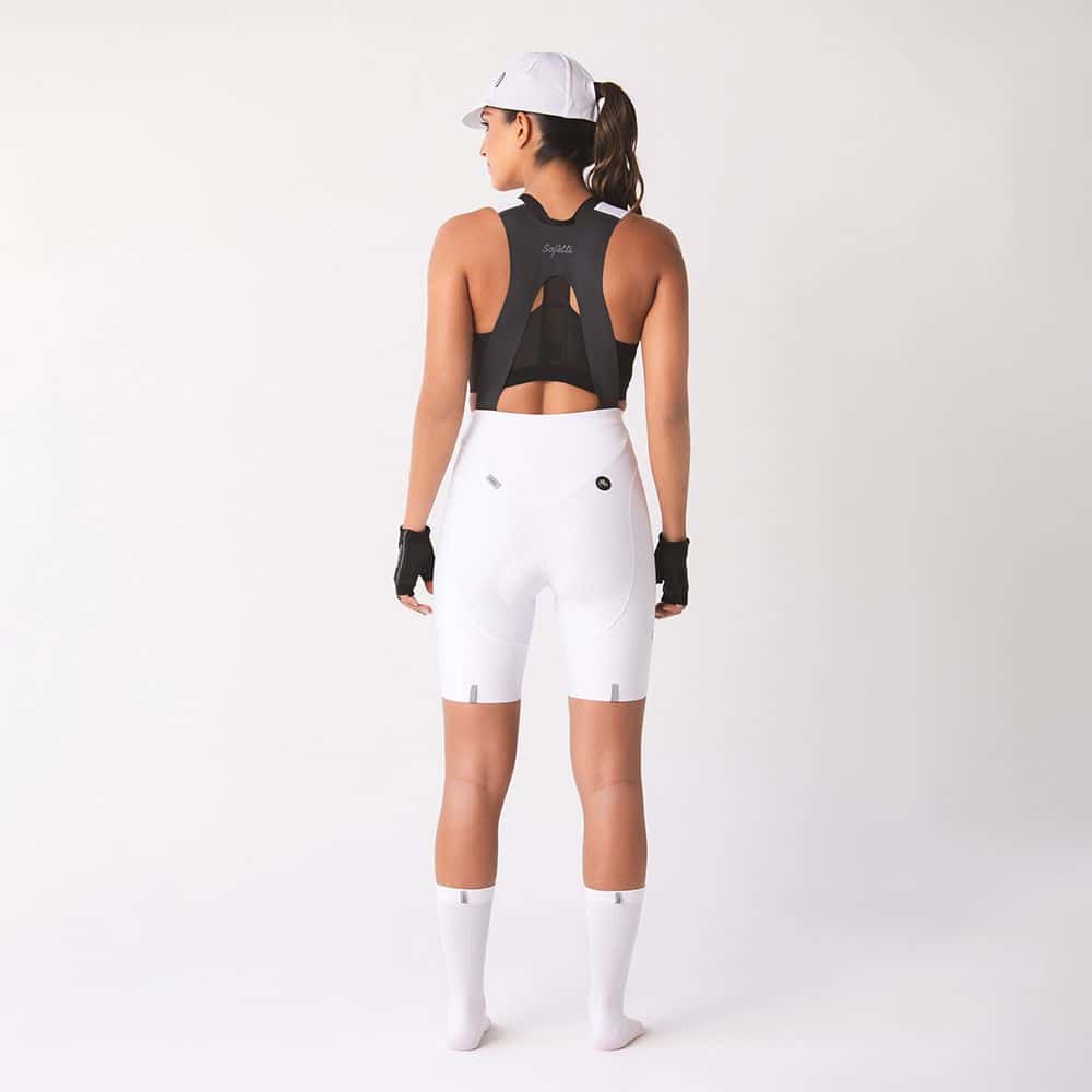 PANTALONETA CICLISMO CON CARGADERAS GIRONA SNOW PARA MUJER - miniatura 2
