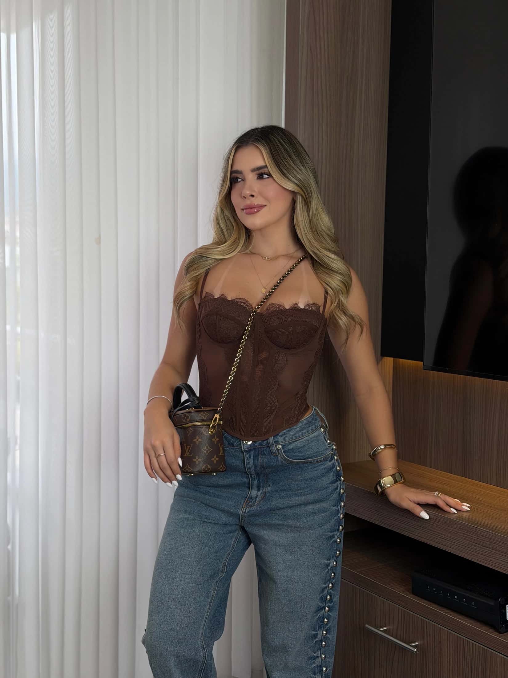 CORSET  LAURENT CAFE