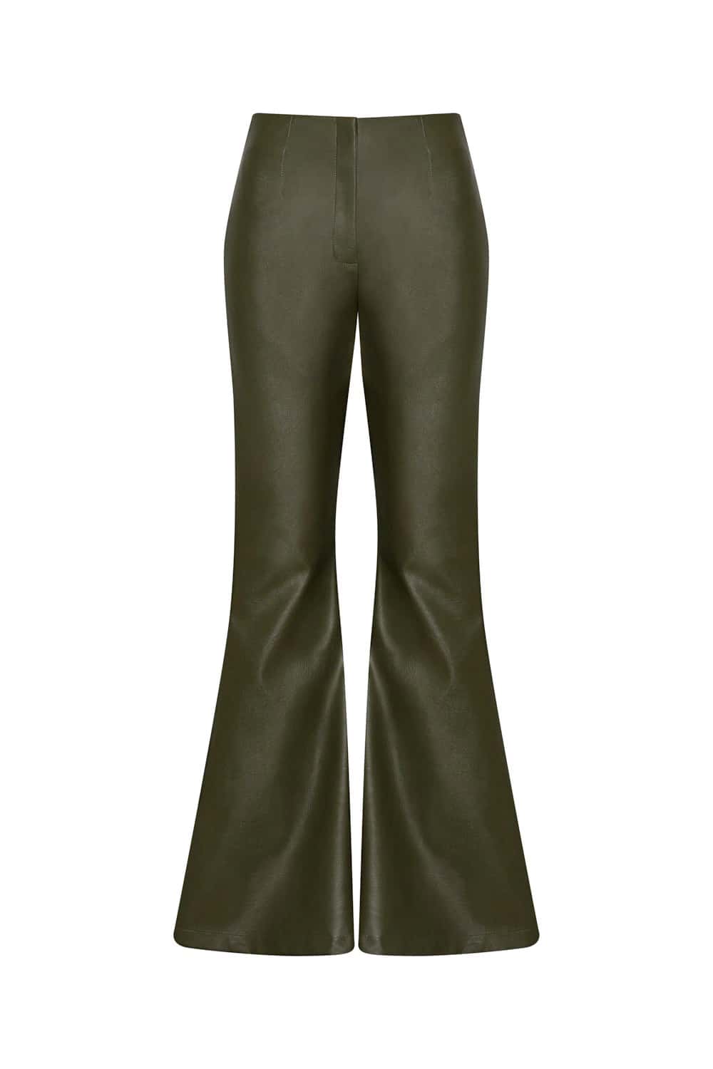 Pantalón carlota verde oliva cuerina