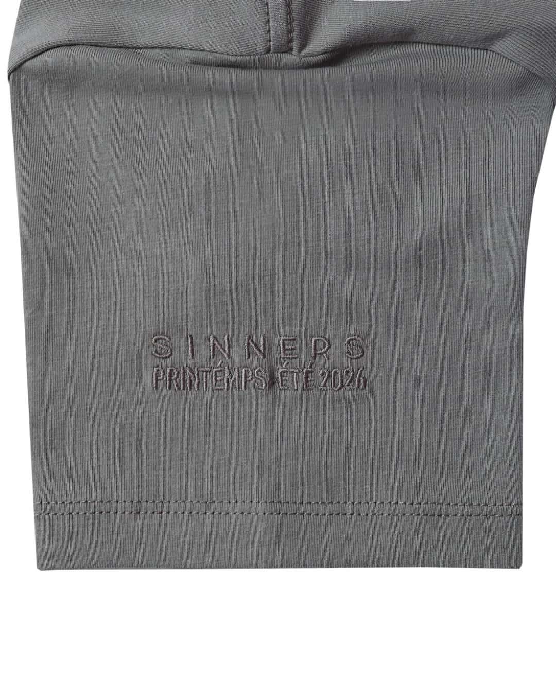 MONOGRAM SLIM GRAY T-SHIRT - miniatura 3