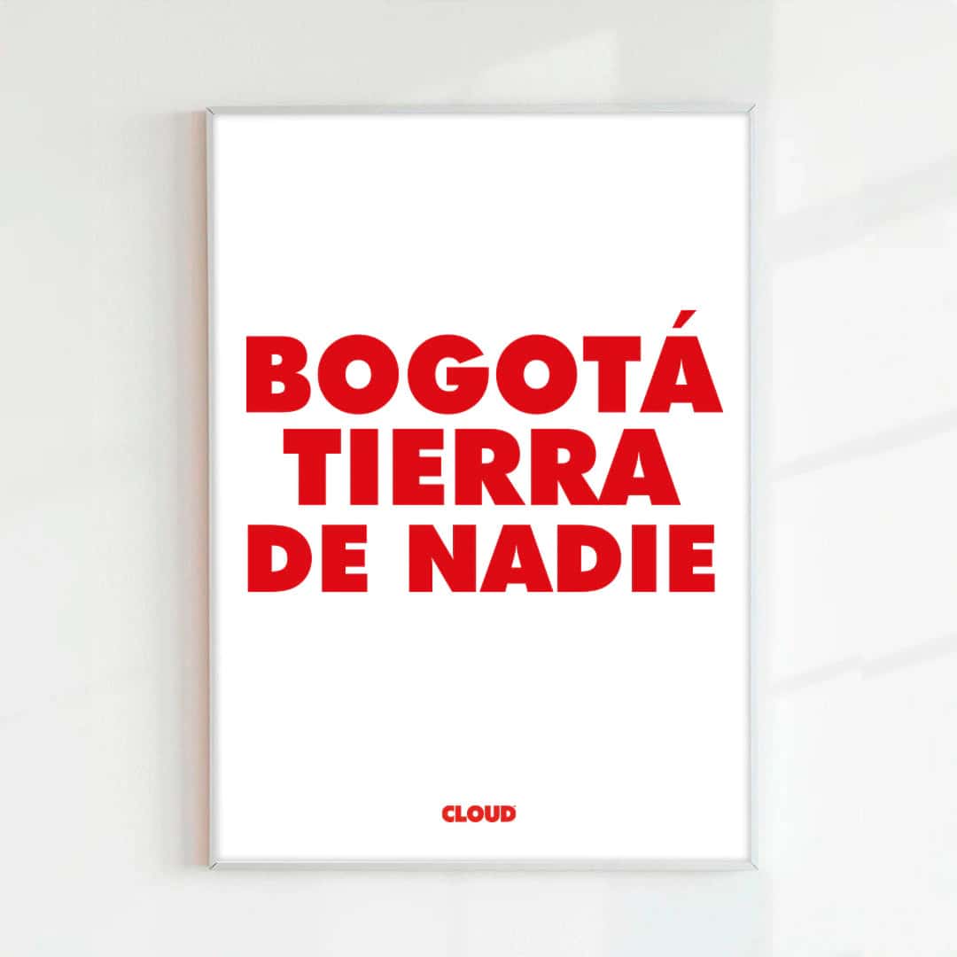 Print Bogotá tierra de nadie (Papel 75g)
