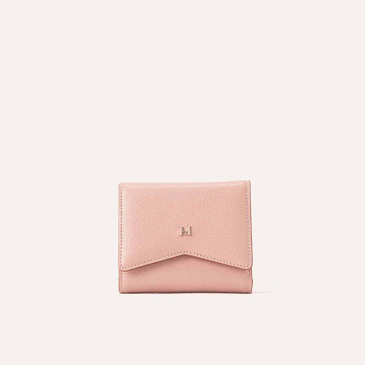 Billetera Kika Mediana Rosado Pálido Siena