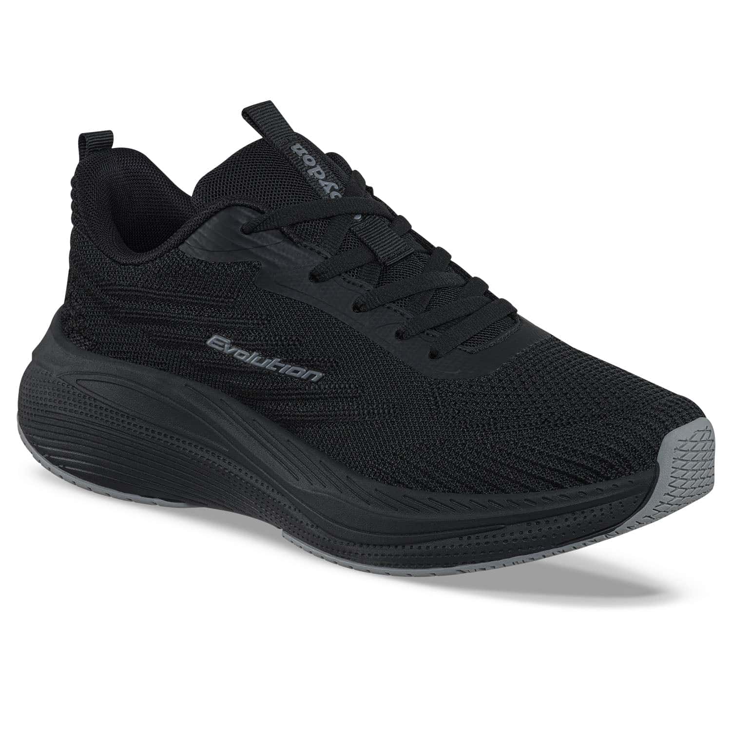 Tenis Running Yebar Negro-Negro Croydon para Hombre