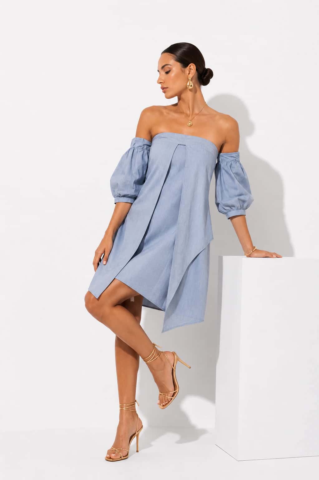 Vestido Adele Jean Oscuro - miniatura 2