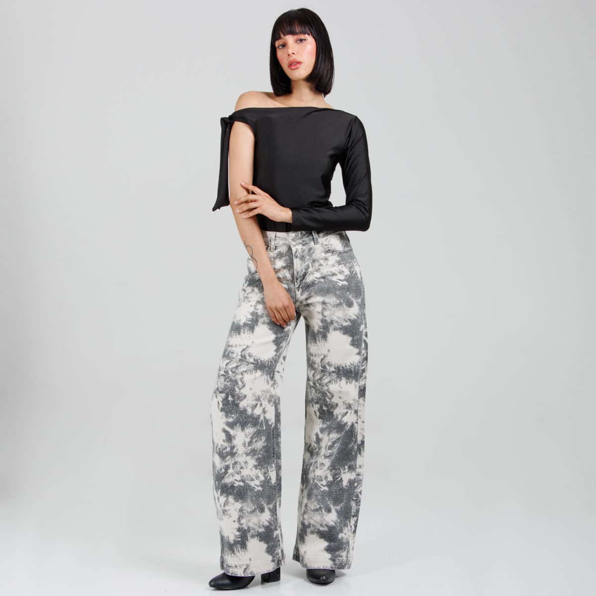 Jean Wide Leg Ax-3142 Semirigido