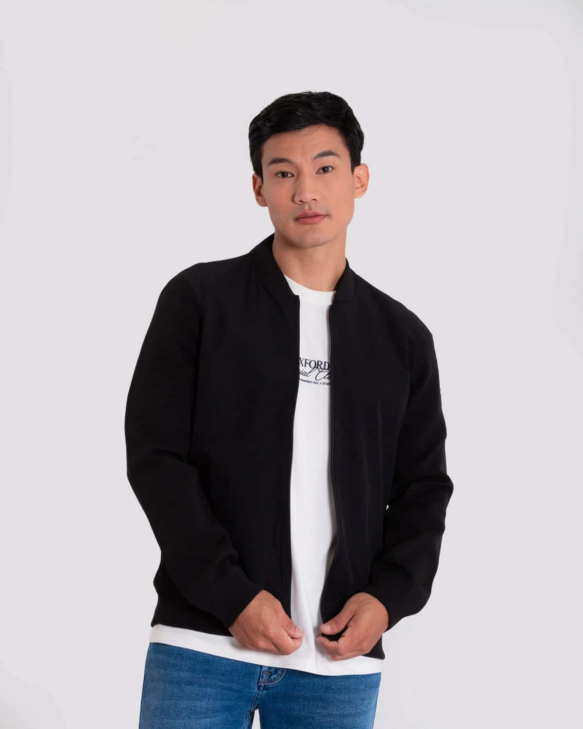 Chaqueta negra para hombre