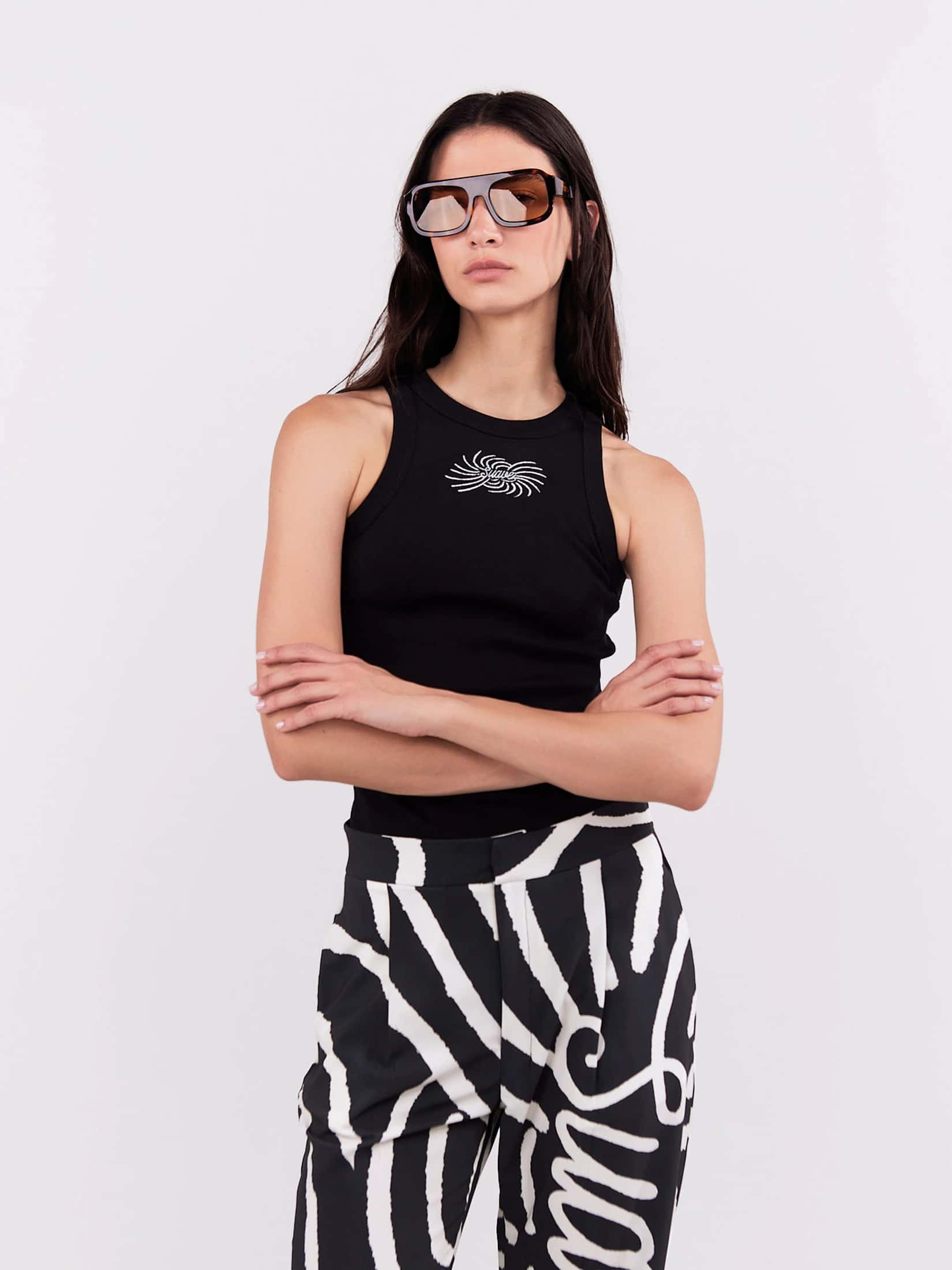 Tank Top Suave - negro