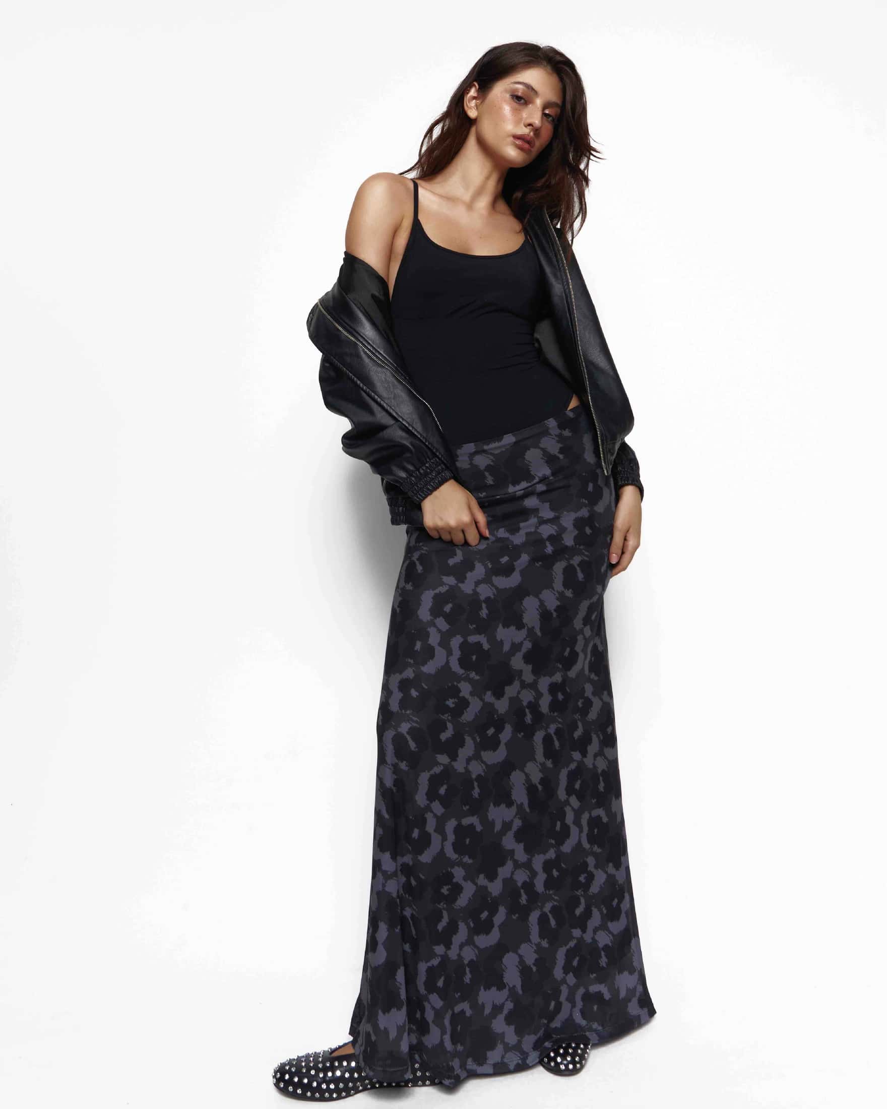 SHADOW LONG SKIRT