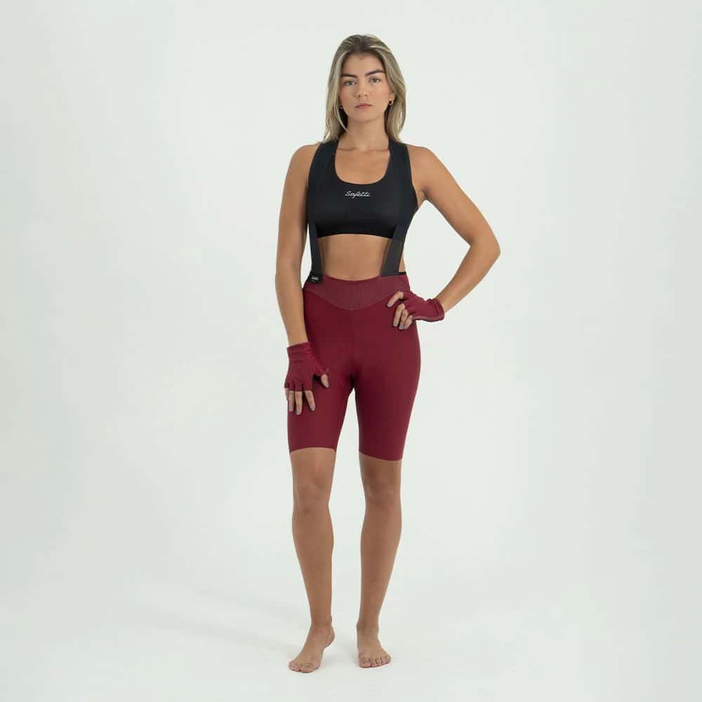 PANTALONETA CICLISMO TOSCANA 2.0 + TERRACOTA PARA MUJER - miniatura 1
