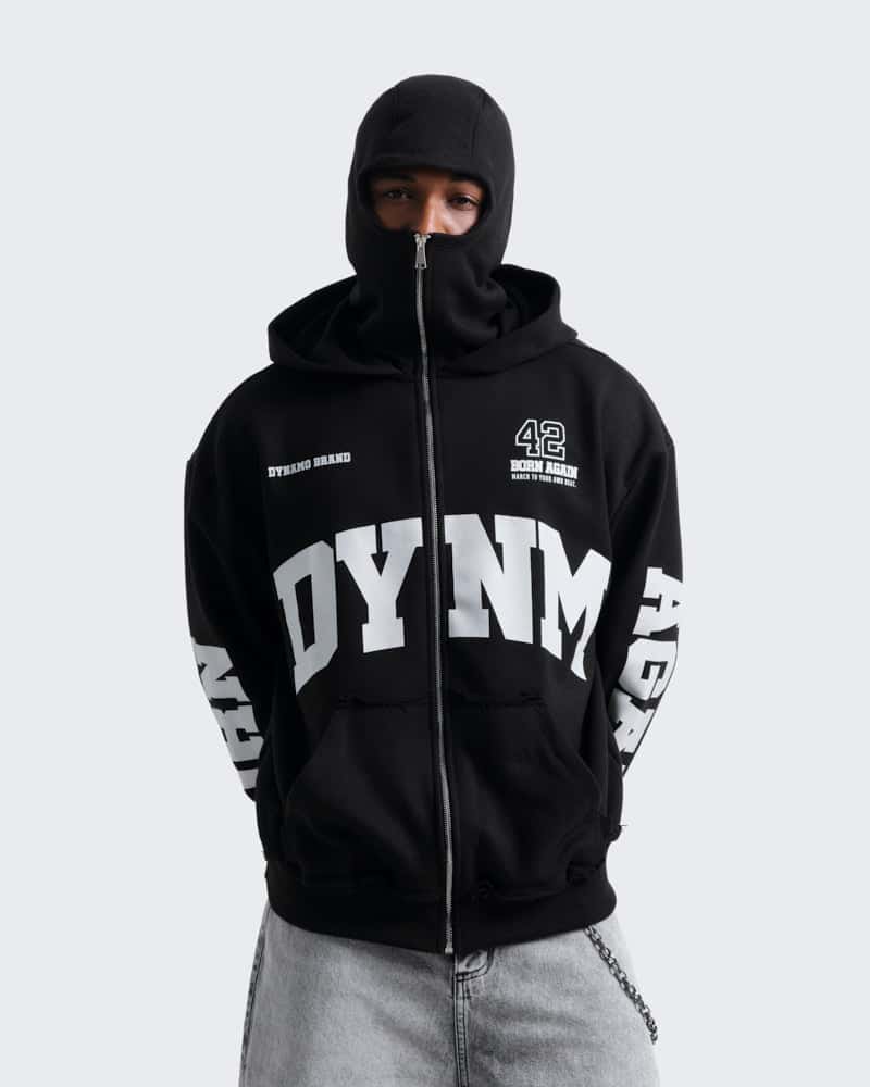 Hoodie Negro con Balaclava Street Armor - miniatura 2