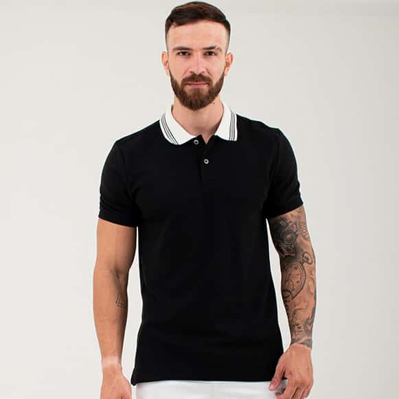SUETER TIPO POLO MODA HOMBRE
