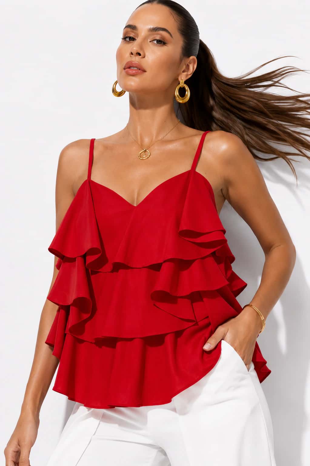 Blusa Salonica Rojo