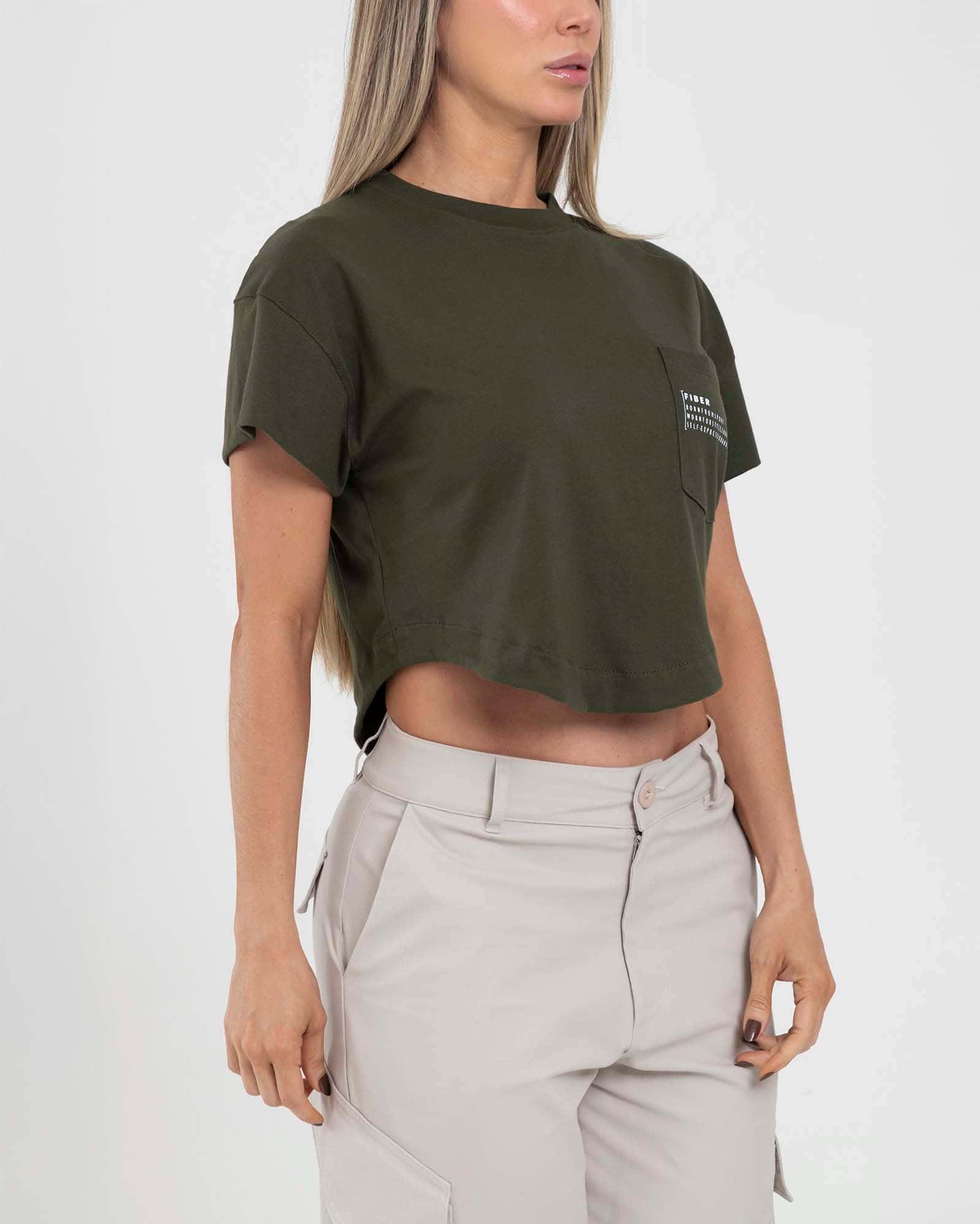 Blusa core street verde oscuro move FIBER