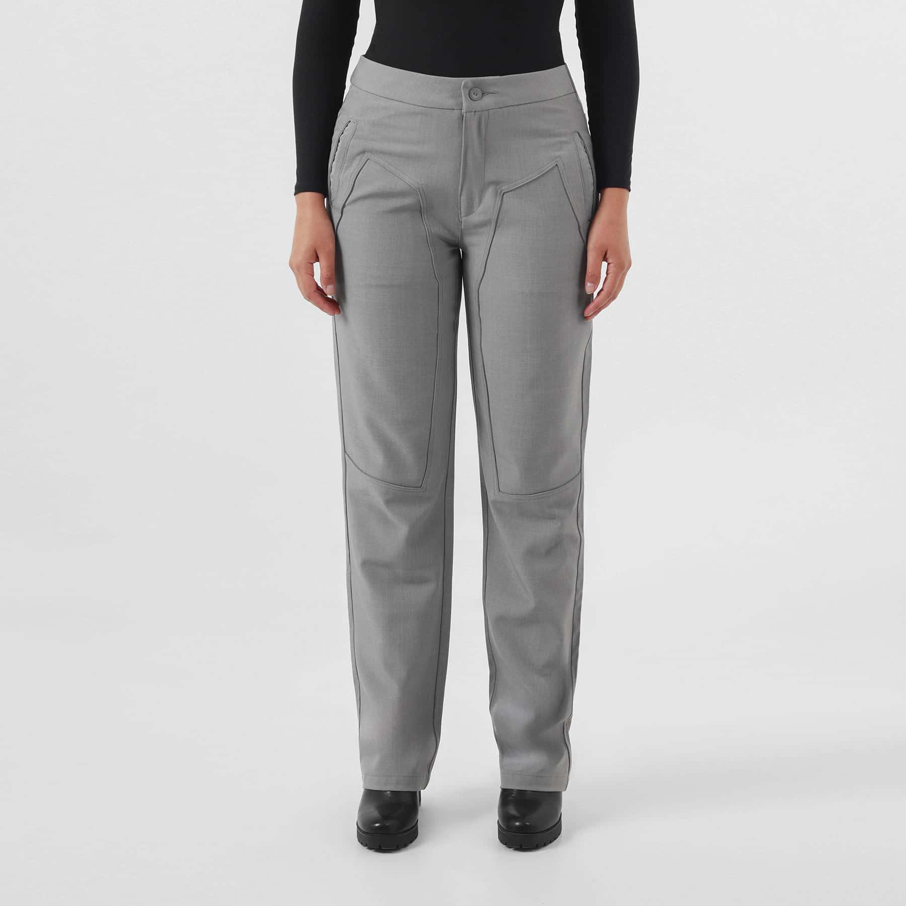 Pantalon Tiro Alto Bota Recta