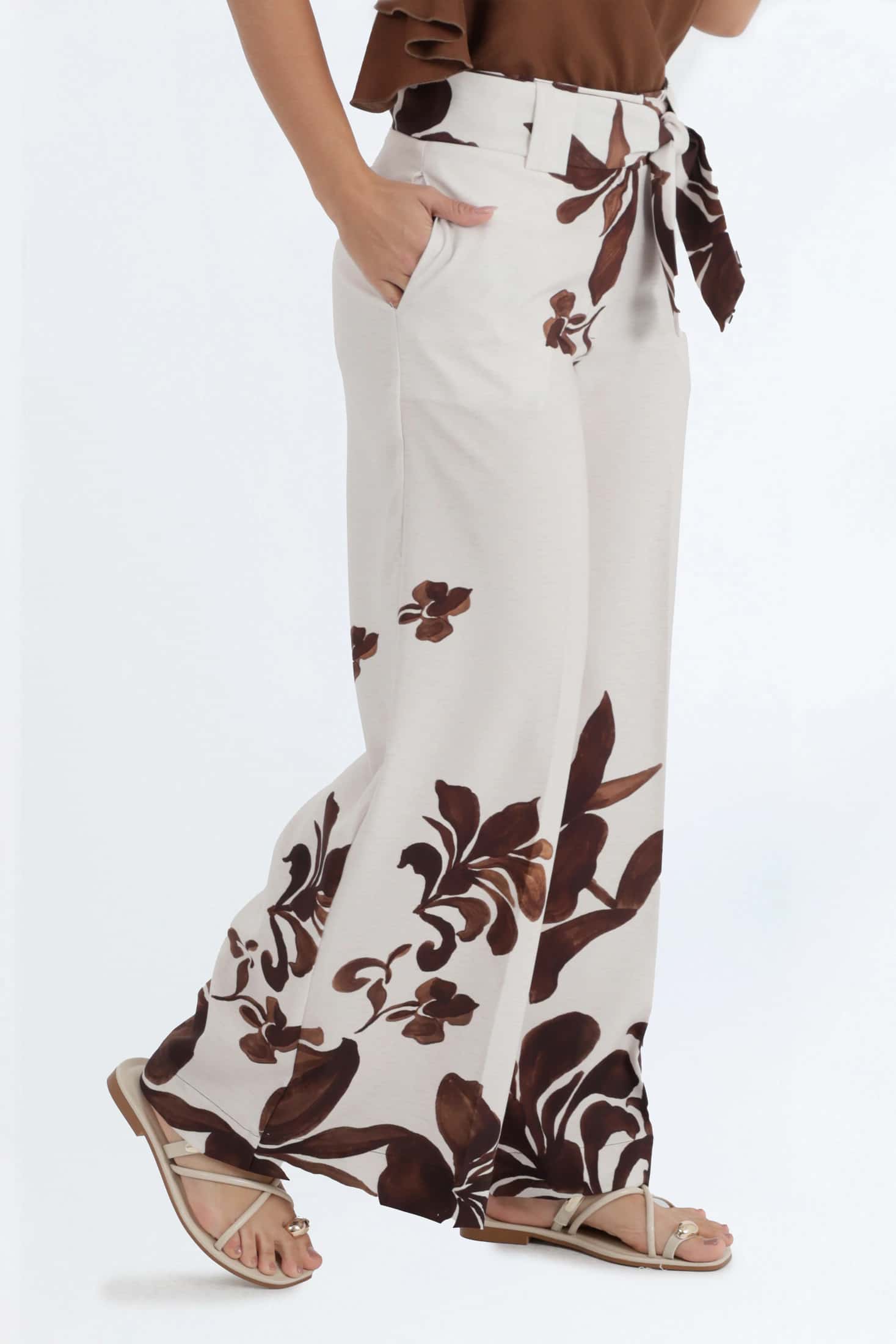 PANTALON ESTAMPADO CENEFA PARA MUJER 1196426 - miniatura 4