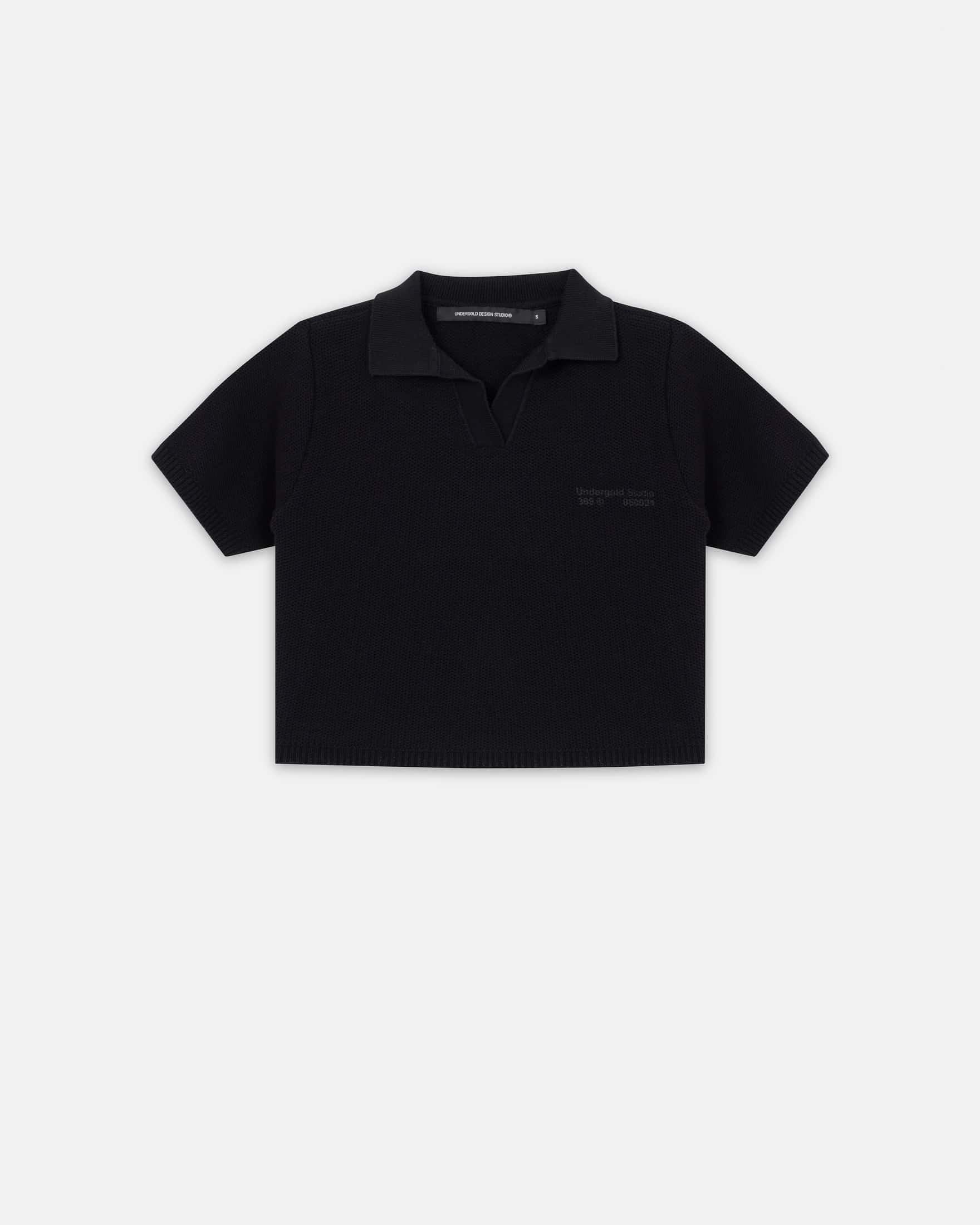 W Holy State Undergold Studio Polo Shirt Black