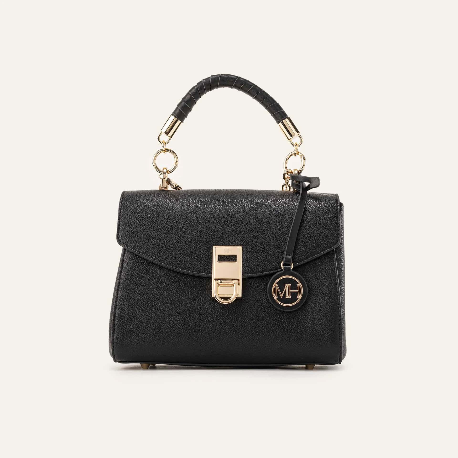 Bolso De Mano Mayorca Negro Maryrose