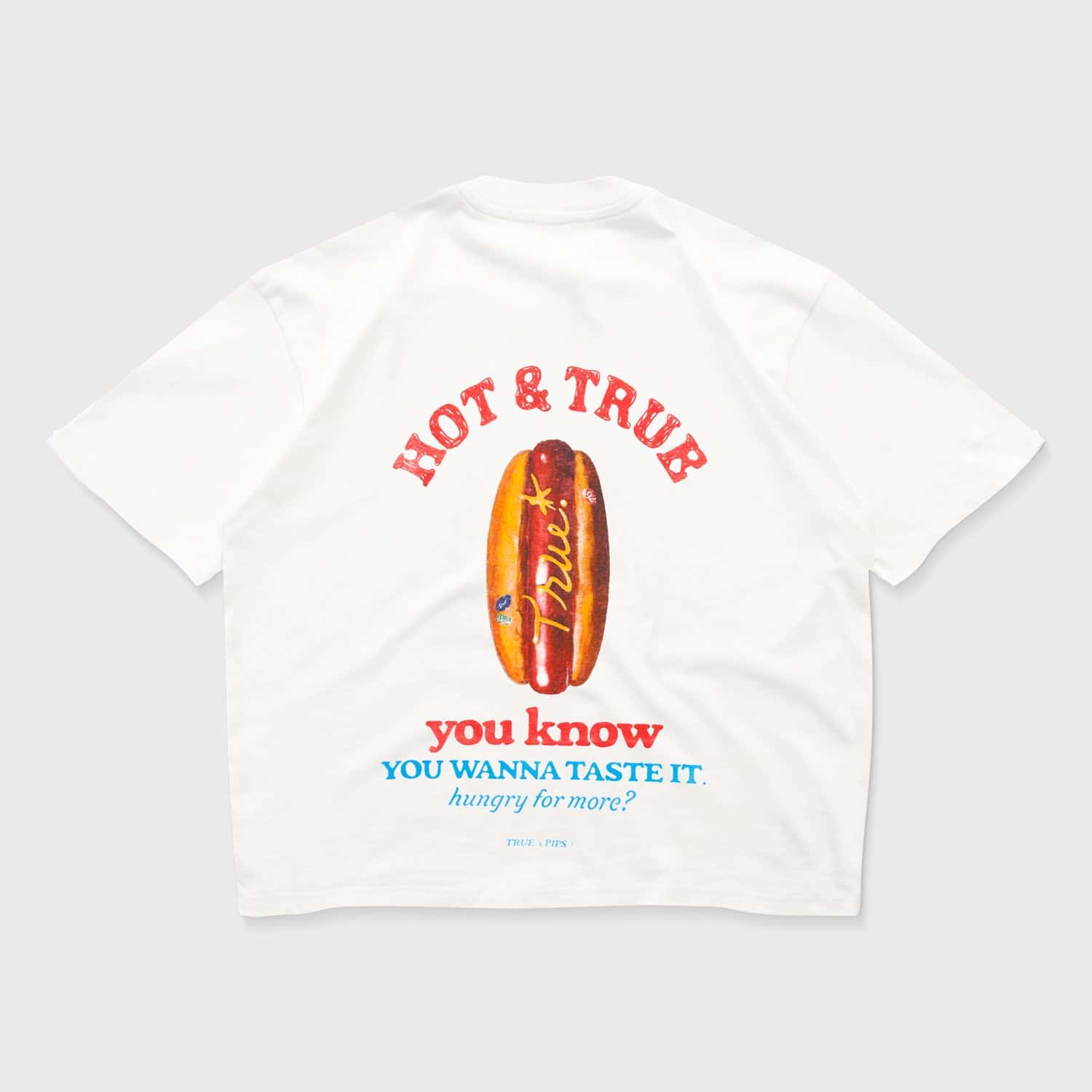 Hungry Boxy Tee - Cream