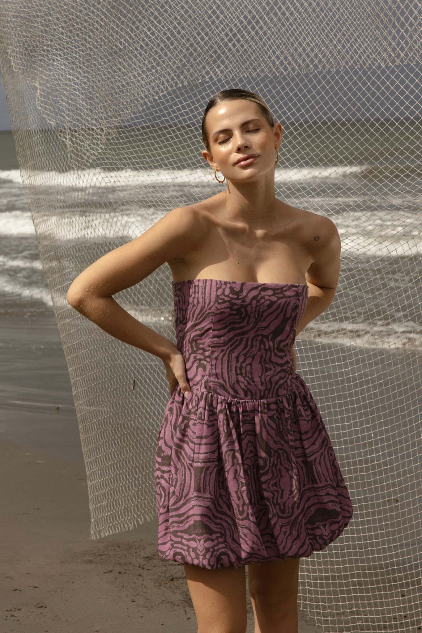 Amaranta Mini Dress | Purple