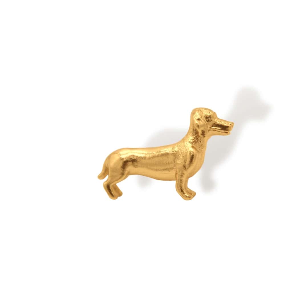 Pin de perro salchicha