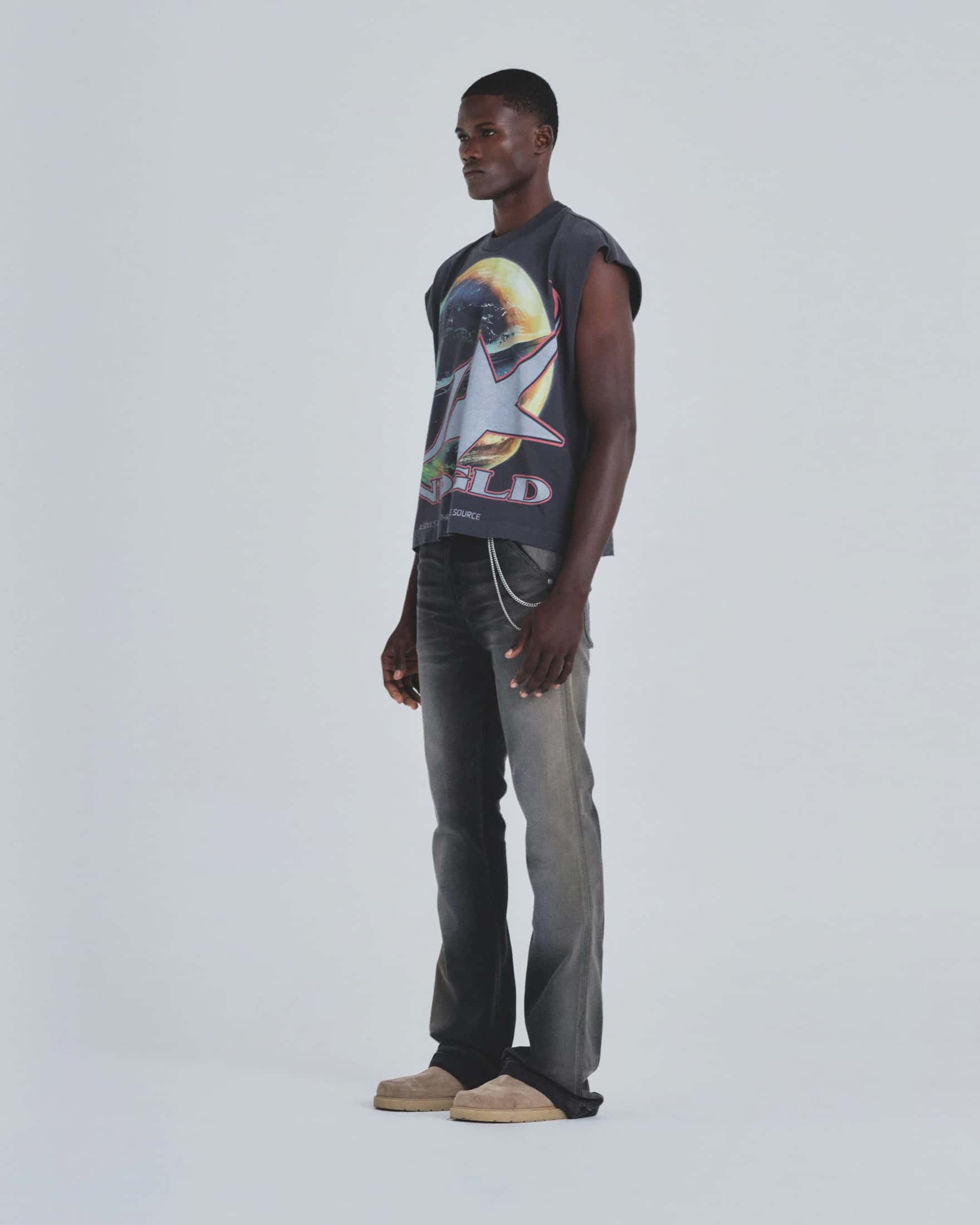 Holy State Neo Terra Sleeveless Tshirt Vintage Gray - miniatura 5
