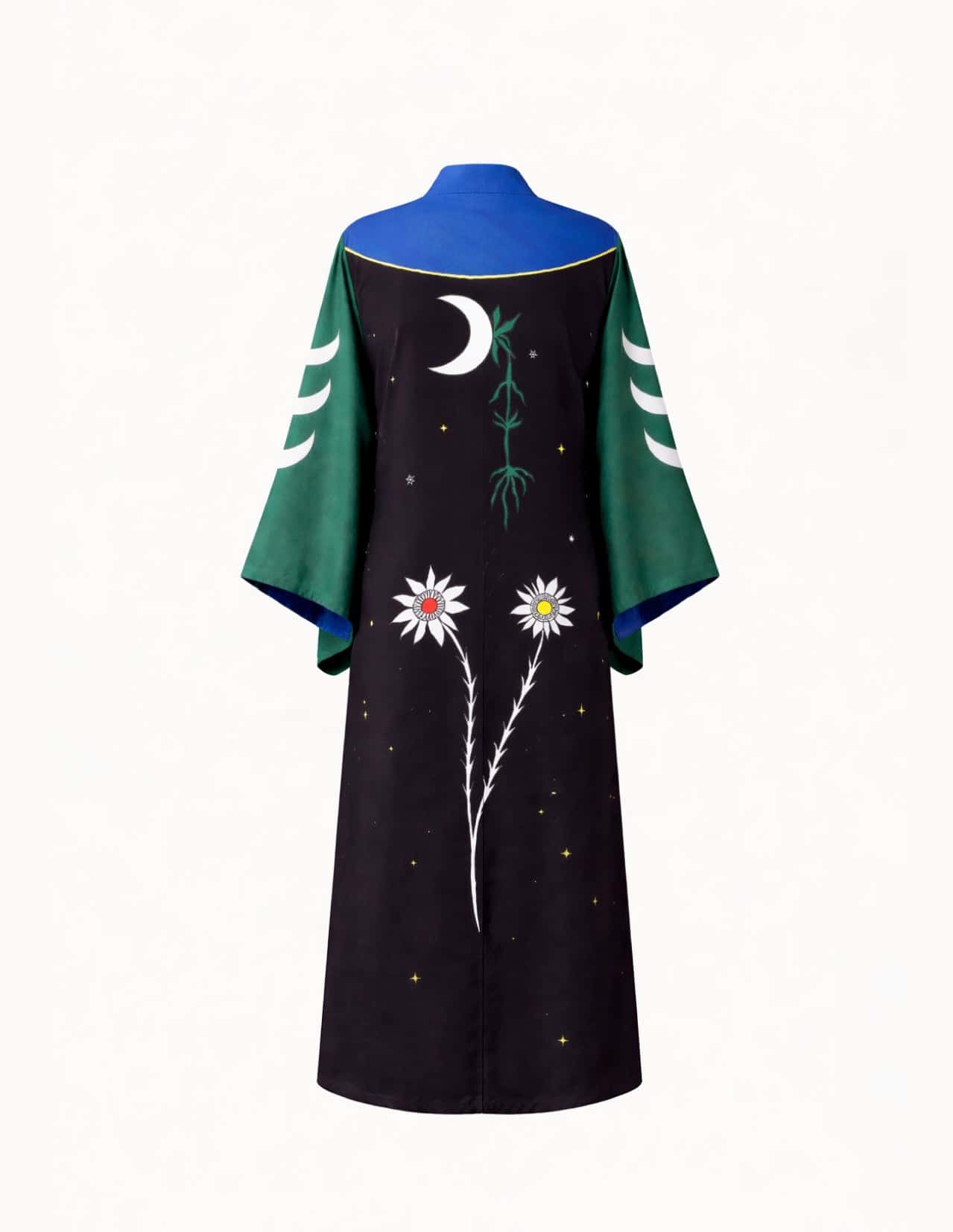 Bata-Kimono Unisex /Cosmos y Flores