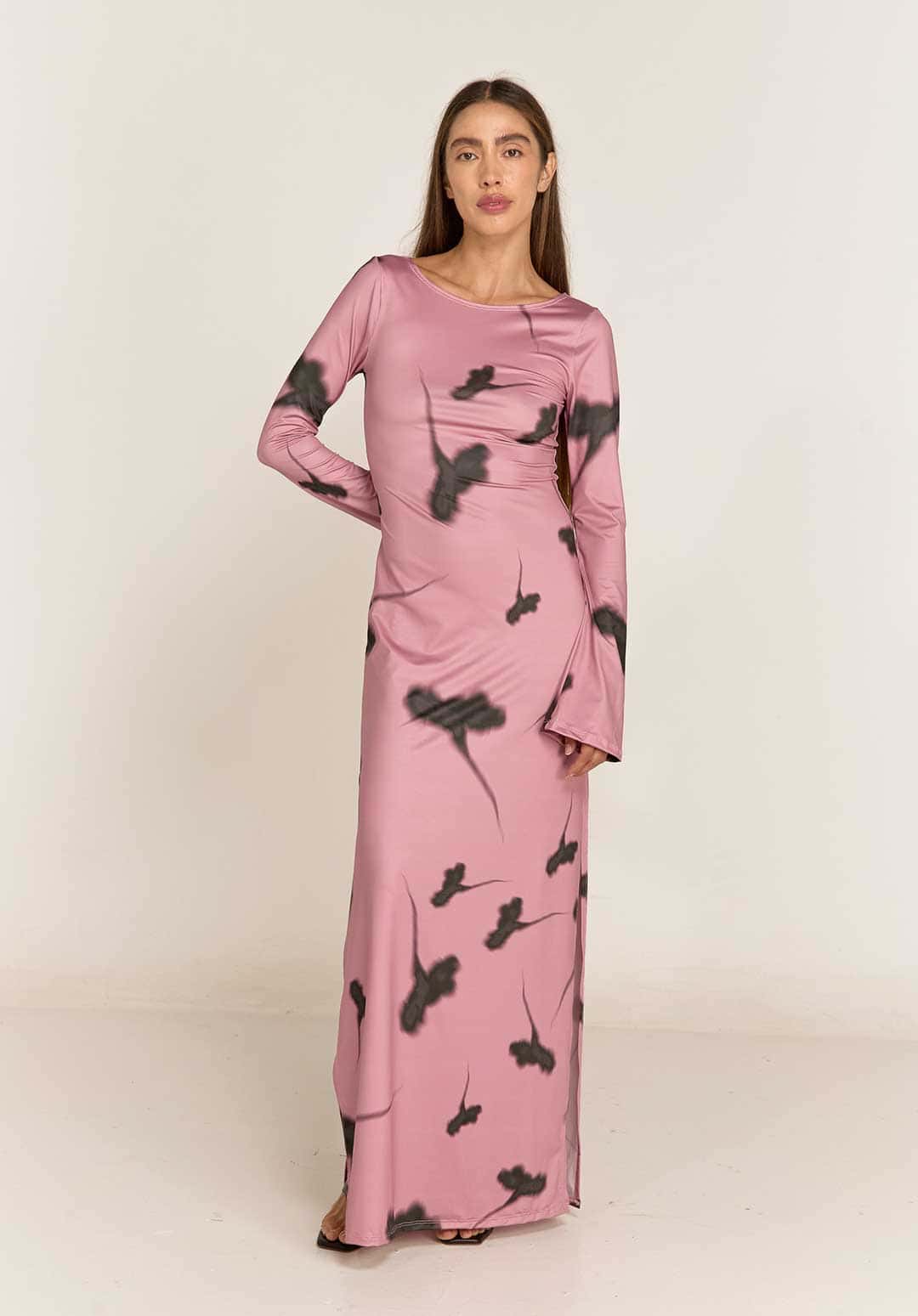 Vestido Rosalia rosa - miniatura 2