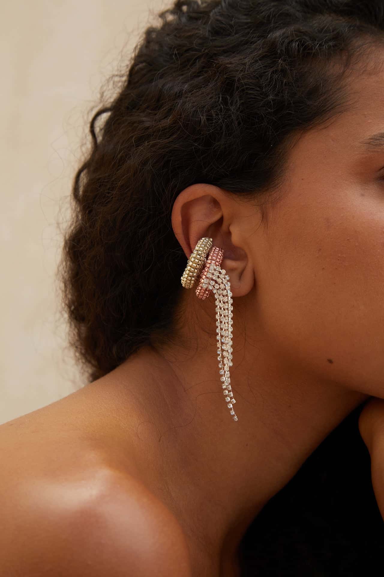 La Grace Silver & Gold Earcuff